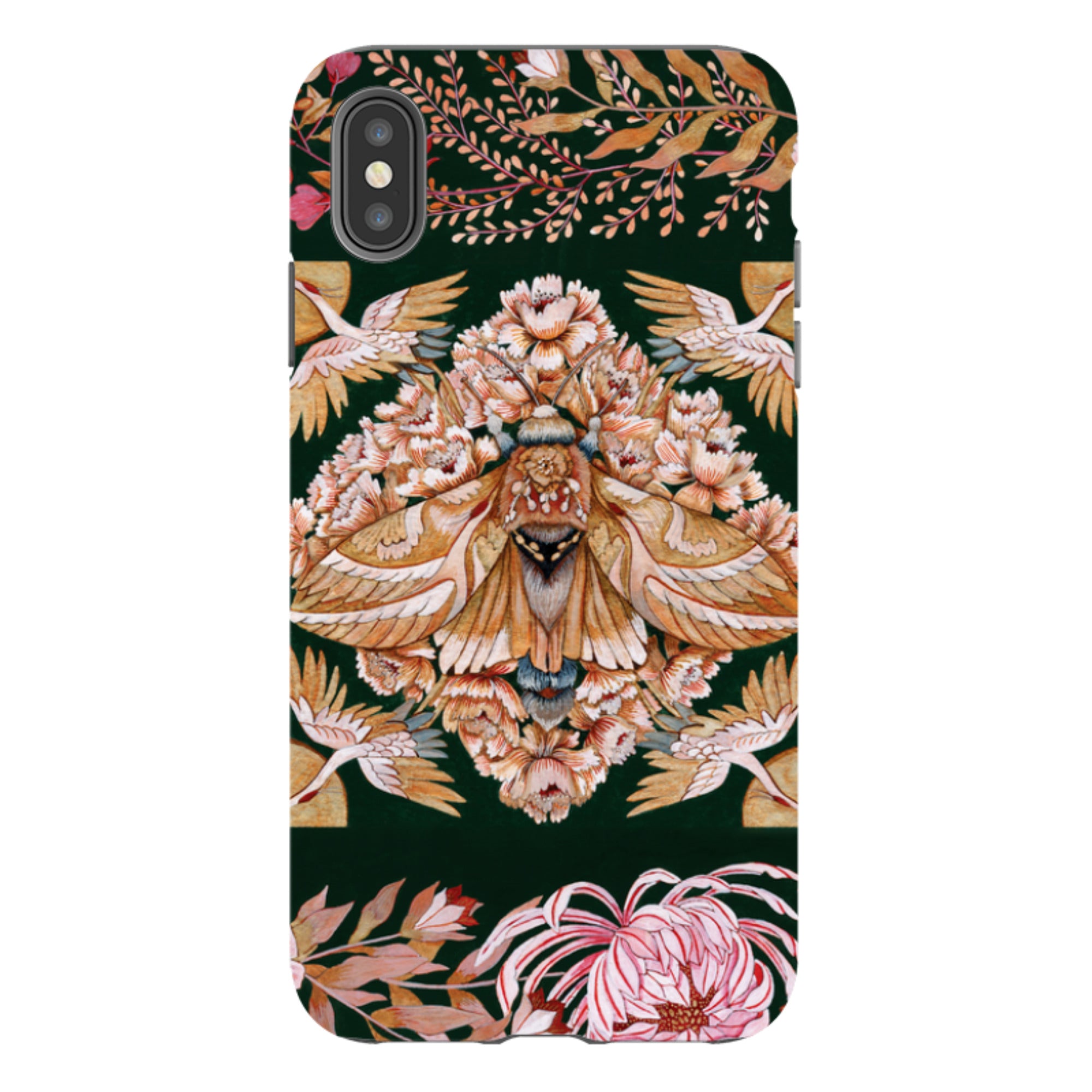 iPhone Tough Case - Golden Moth By Maria Matos