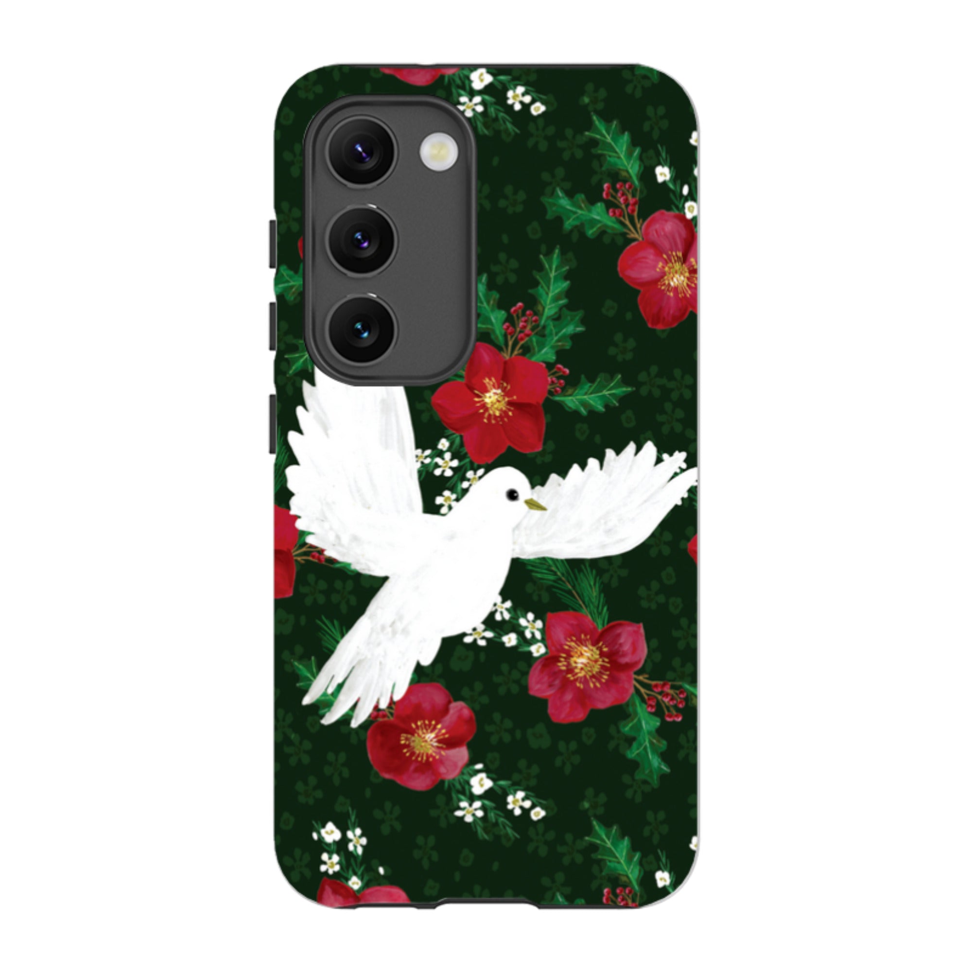 Samsung Tough Case - Dove and Floral By Abby Jacobs