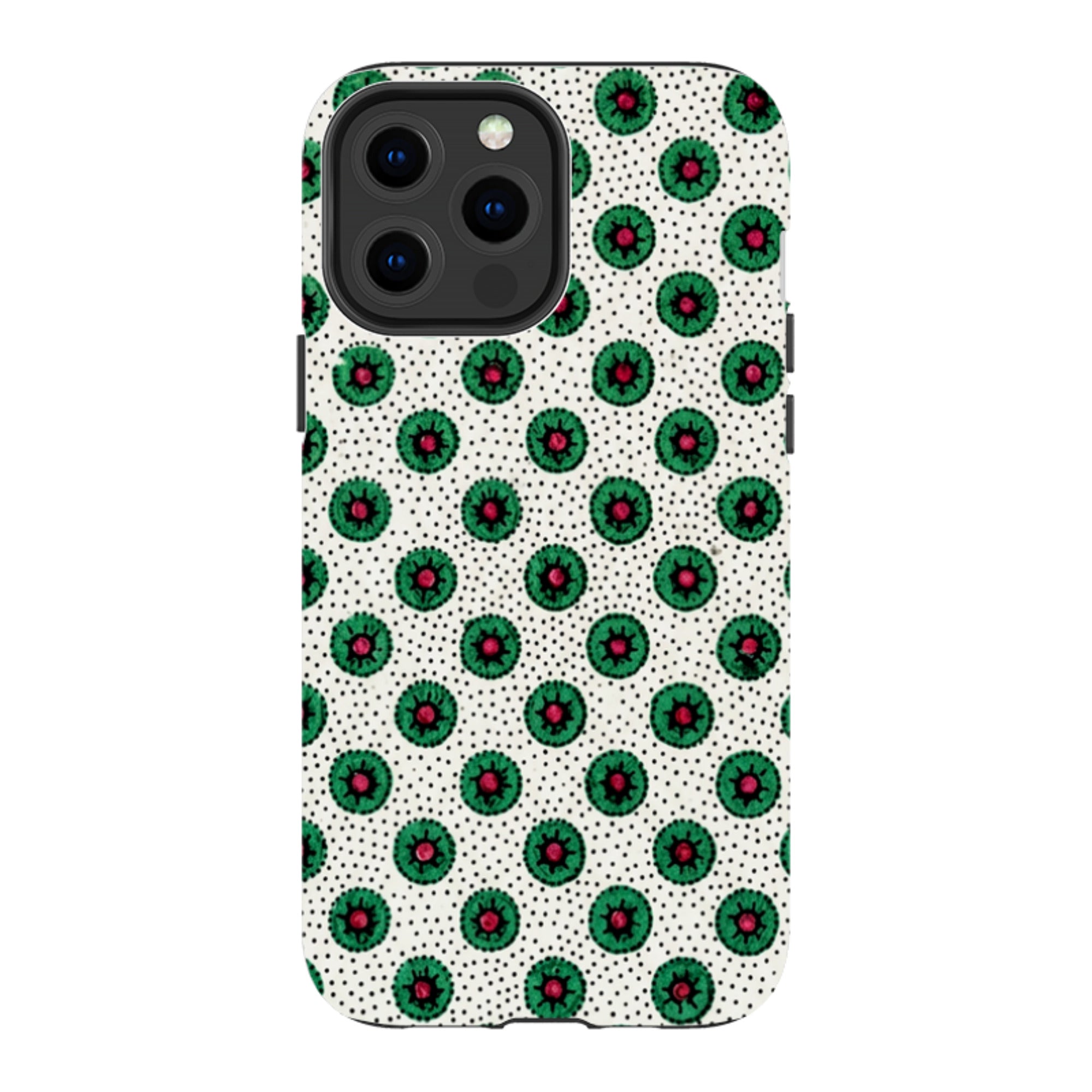 iPhone Tough Case - Green Medallion