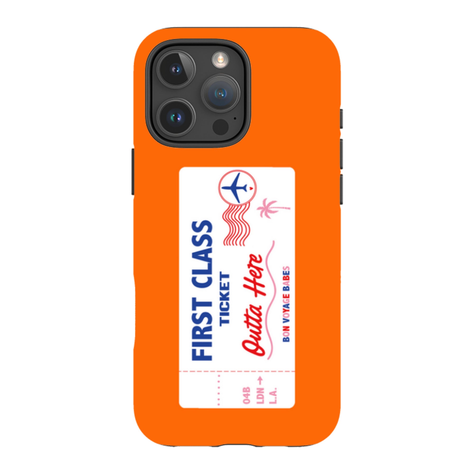 iPhone Tough Case - First Class Orange