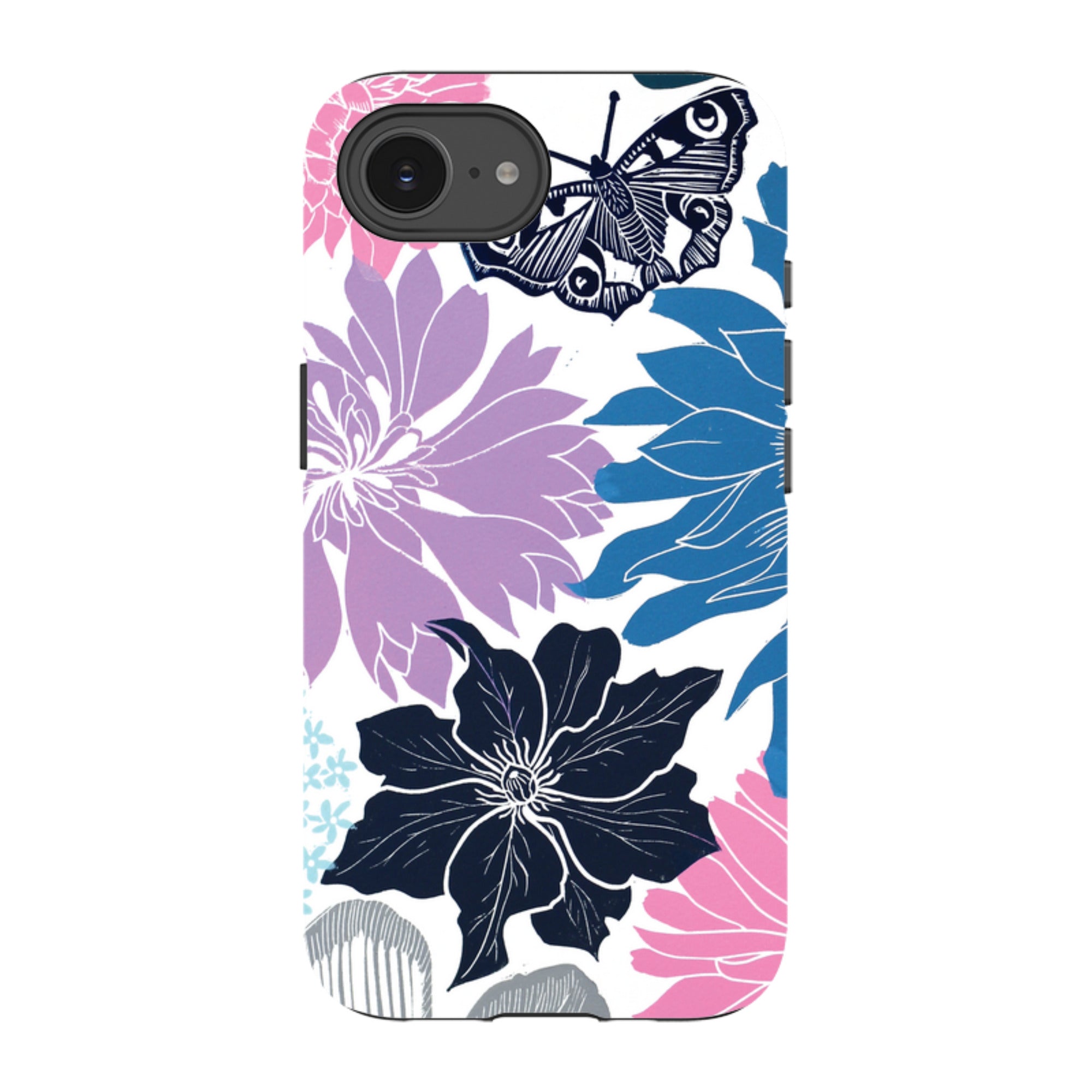 iPhone Tough Case - Cottage Garden Butterfly By Kate Heiss