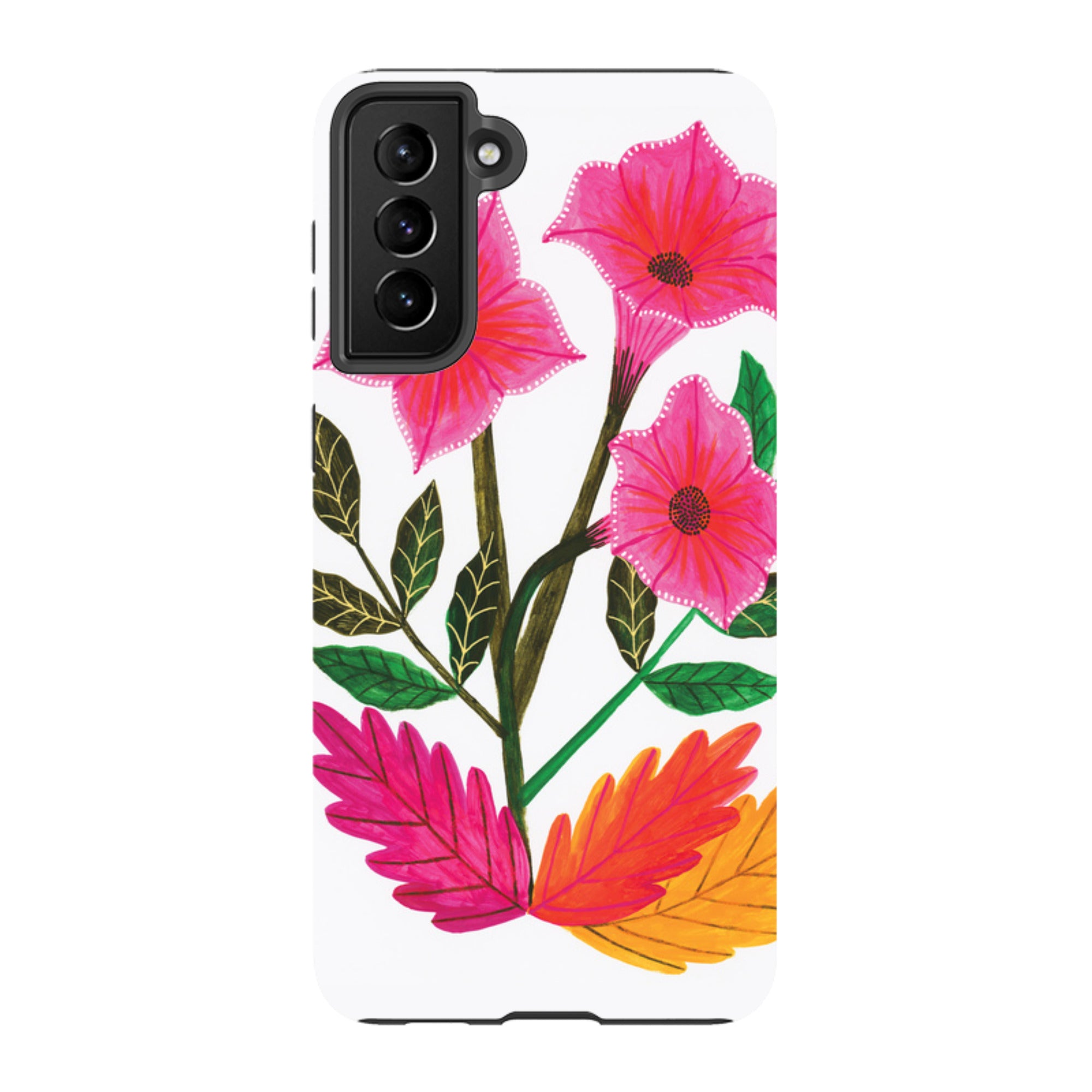 Samsung Tough Case - Trumpet Flowers By Lee Foster Wilson