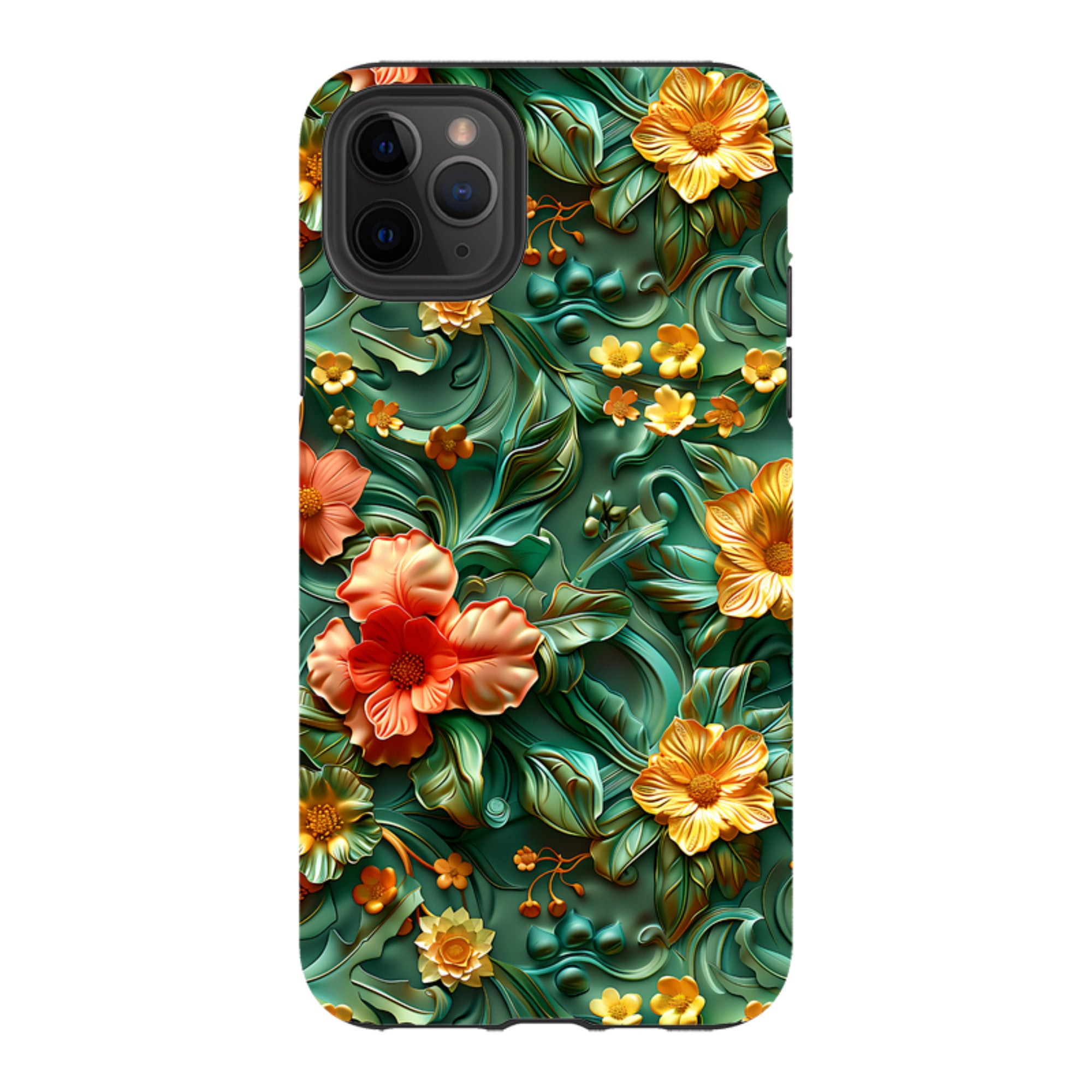 iPhone Tough Case -Jade Floral