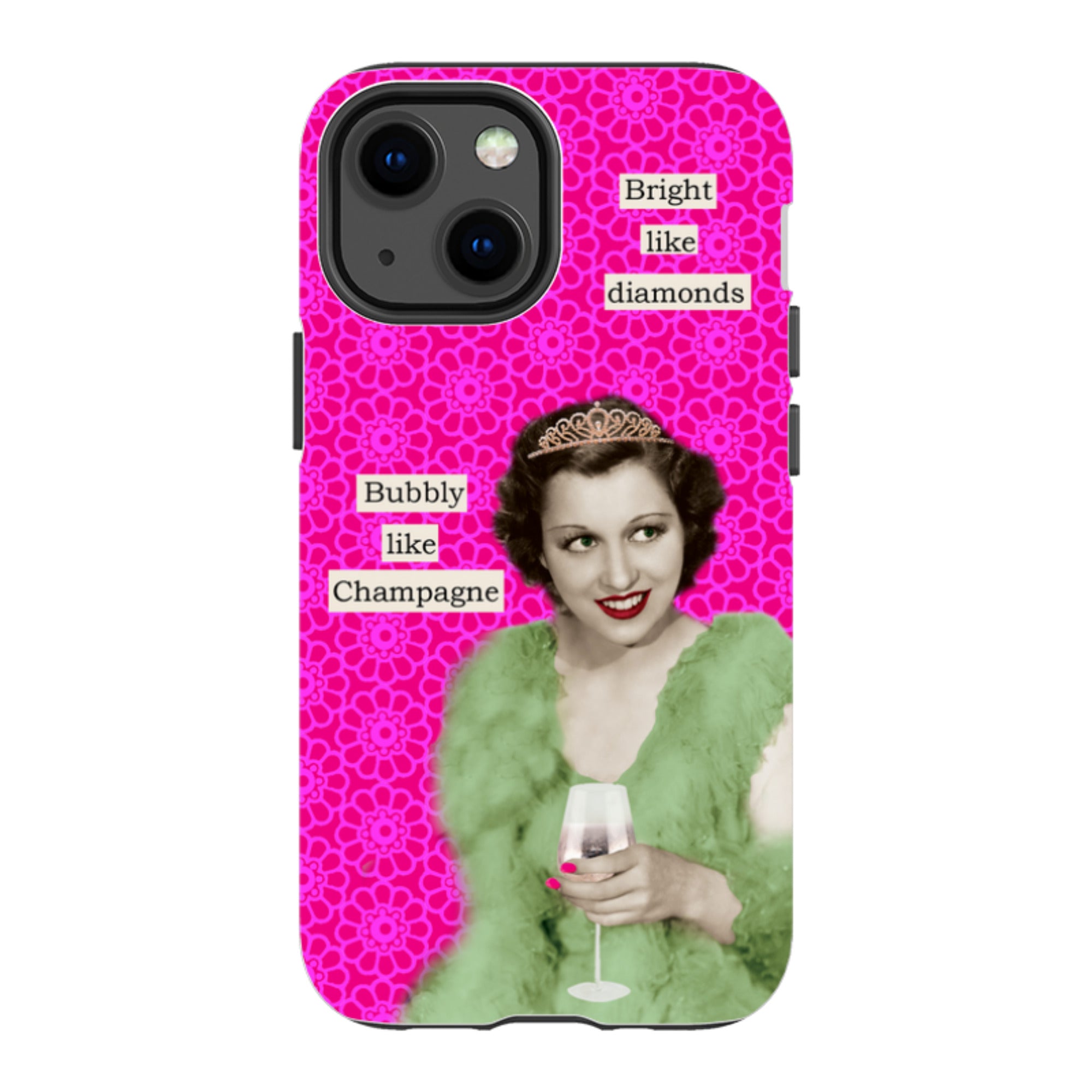 iPhone Tough Case - Bright Like Diamonds By Clare Jordan