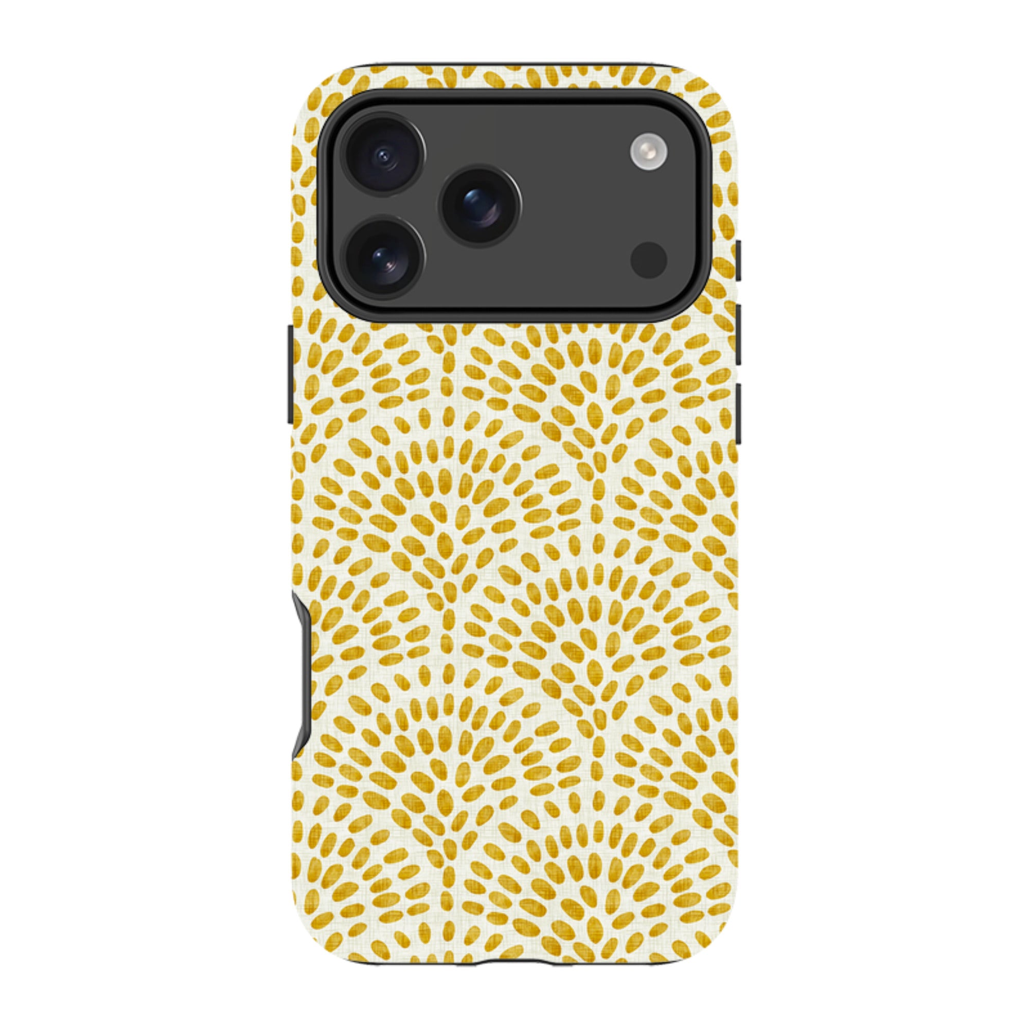 iPhone Tough Case - Scallop - Mustard By Katherine Quinn