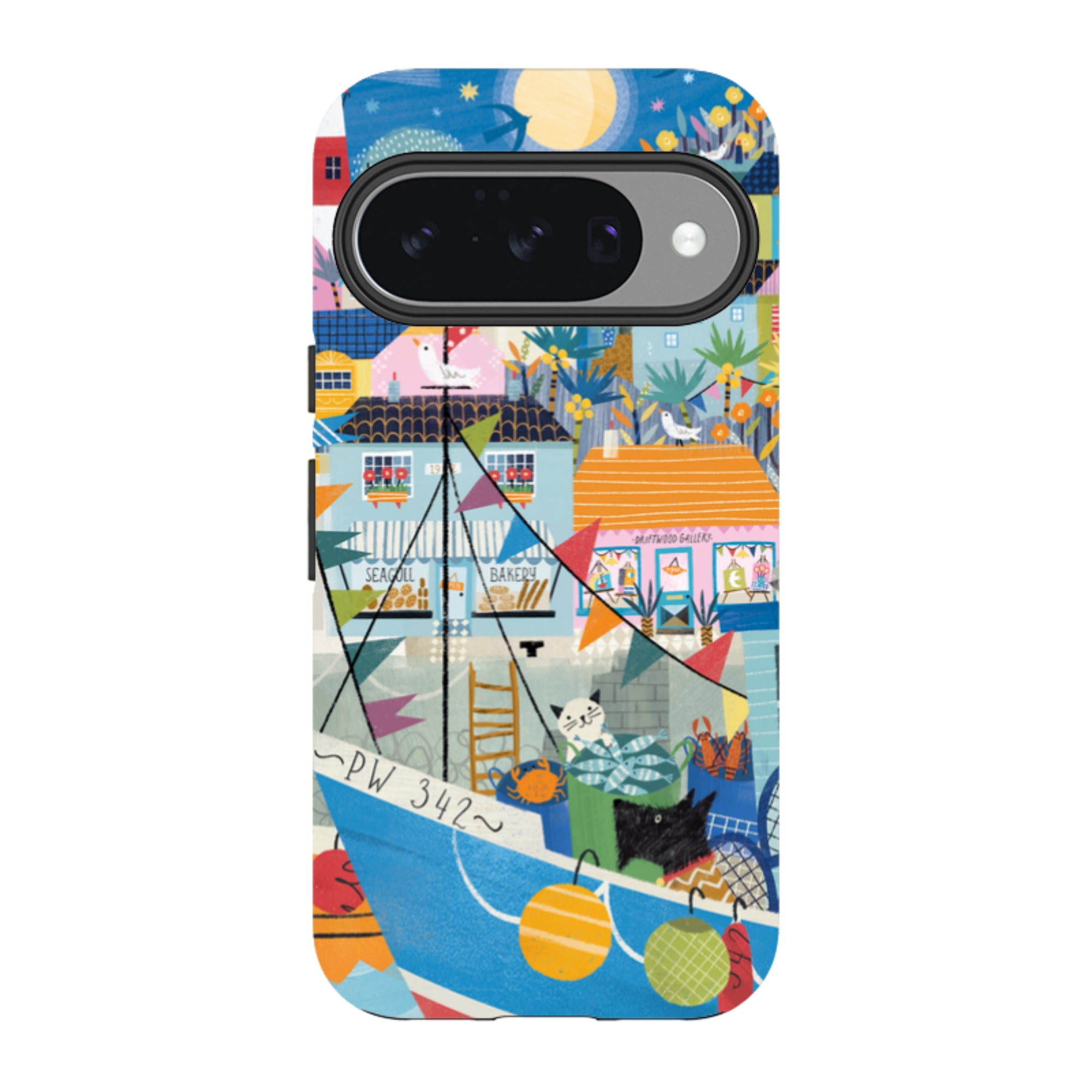 Google Tough Case - Night Harbour 2 By Ali Brookes