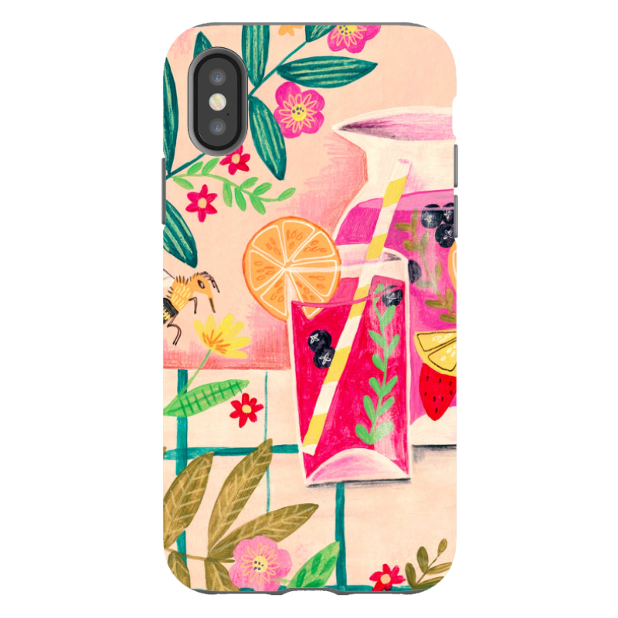 iPhone Tough Case - Drink By Caroline Bonne Muller