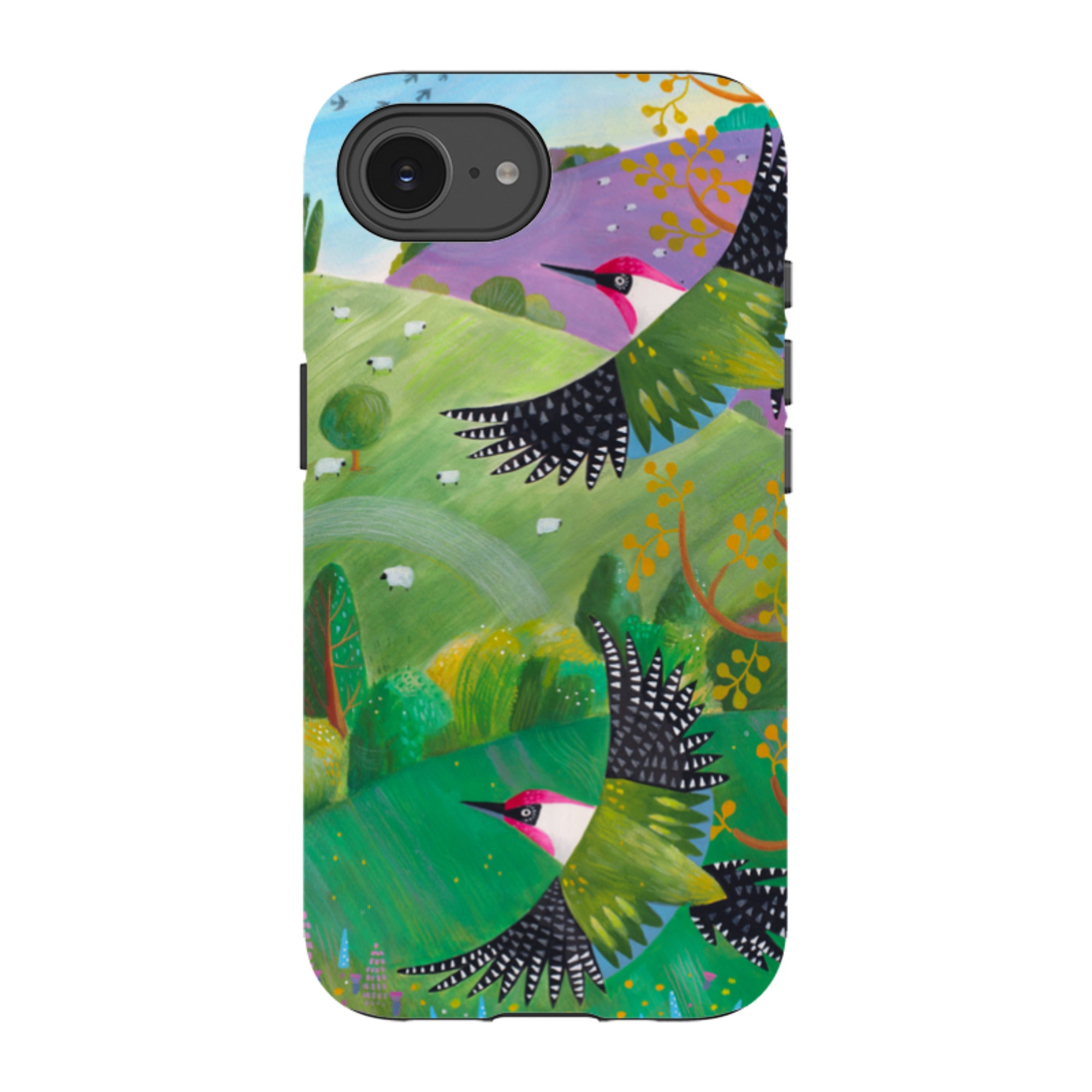 iPhone Tough Case - Woodpeckers By Bex Parkin
