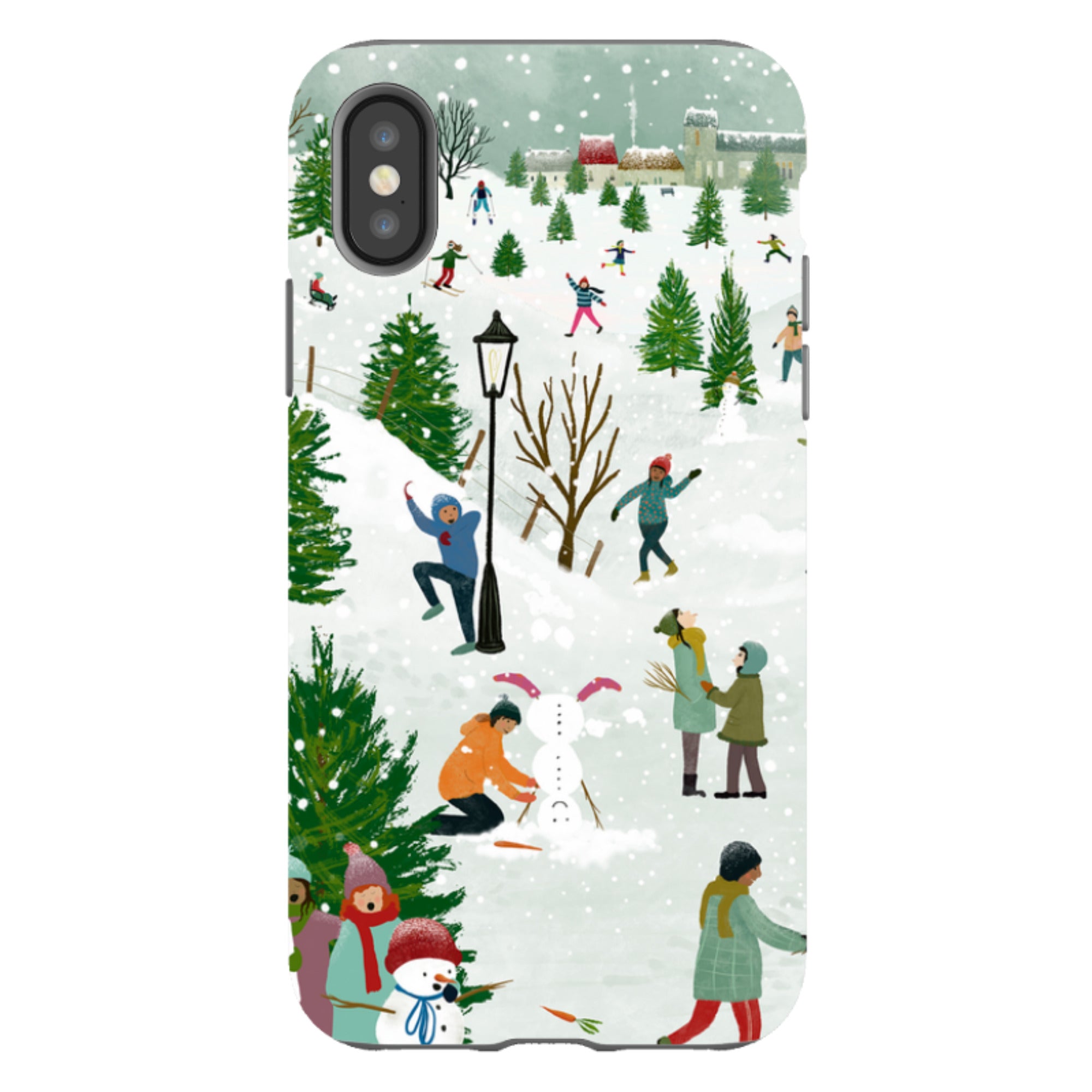 iPhone Tough Case - Let It Snow By Katherine Quinn