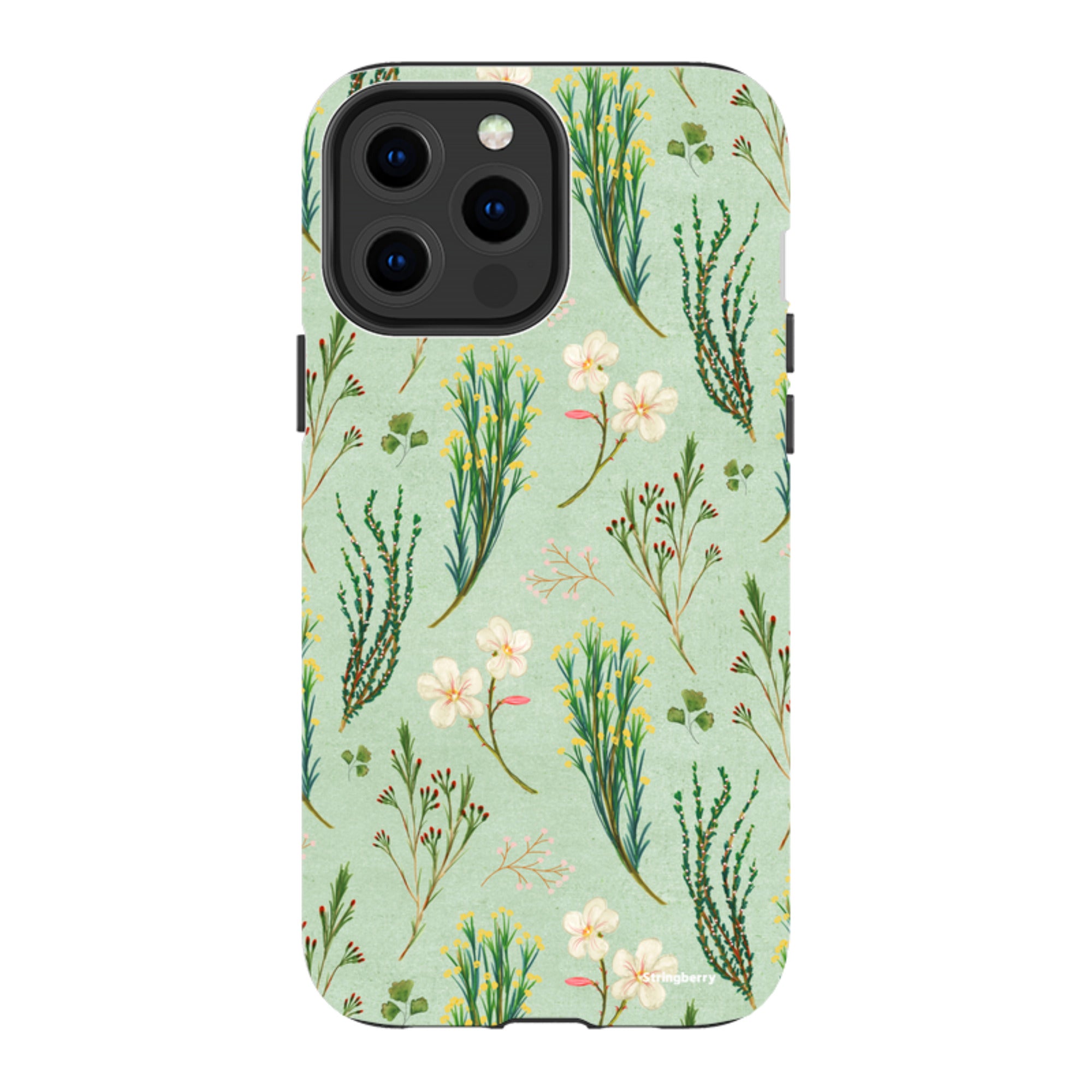 iPhone Tough Case - Wild Flowers By Katherine Quinn