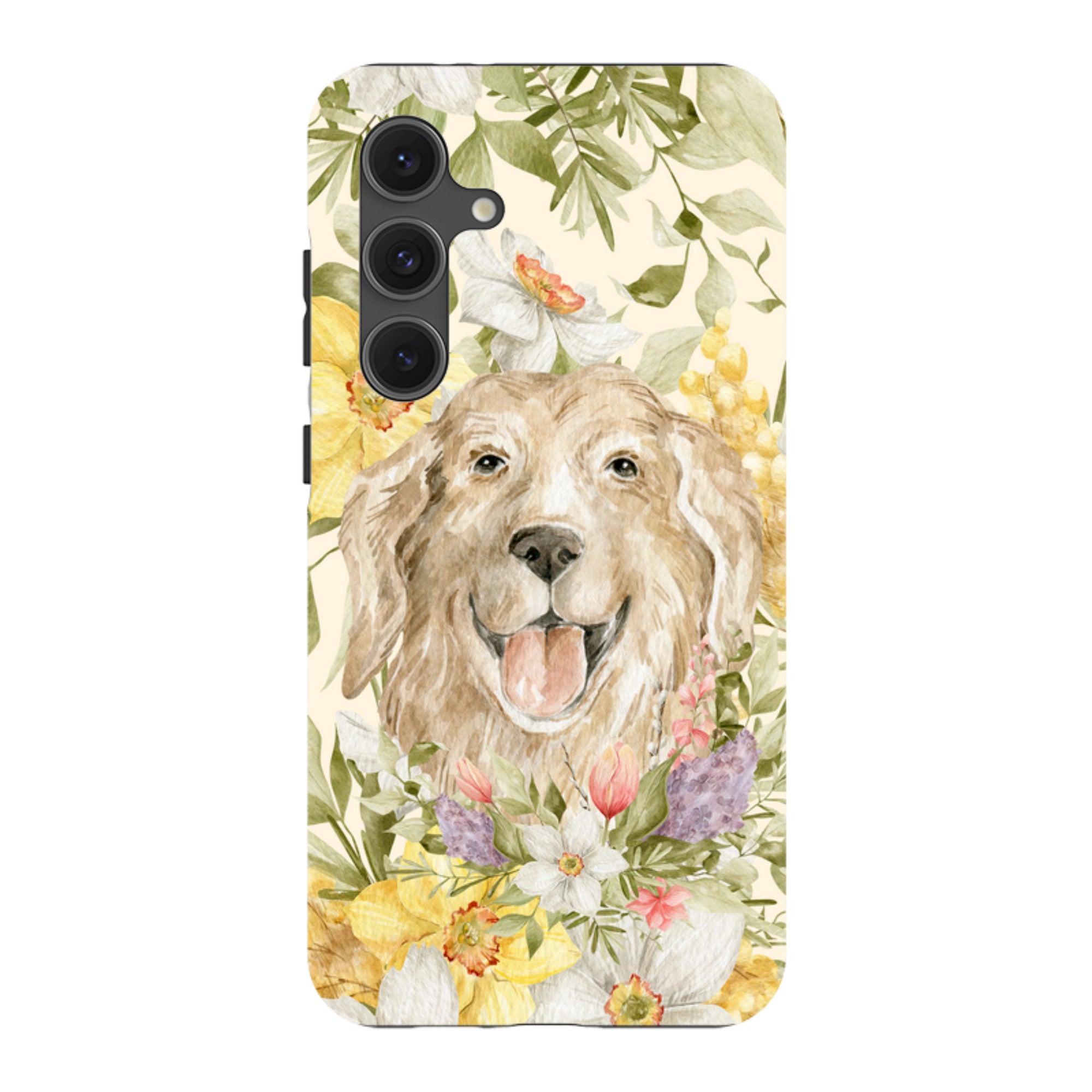 Samsung Tough Case - Floral Dog