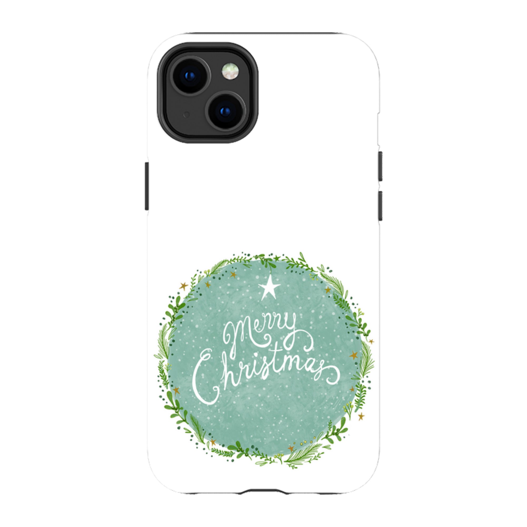 iPhone Tough Case - Merry Christmas By Katherine Quinn
