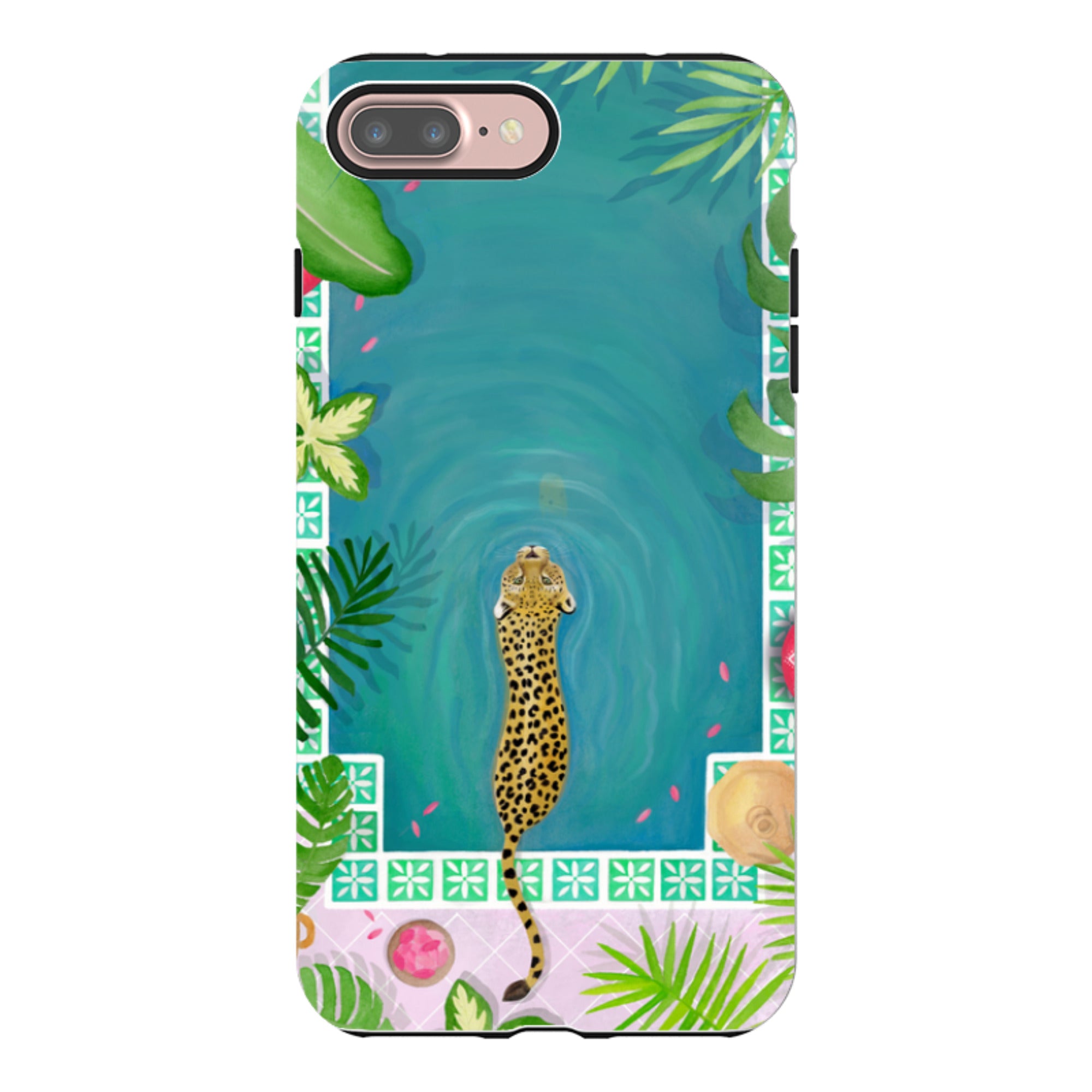 iPhone Case - Morocco Pool Leopard By Bex Parkin