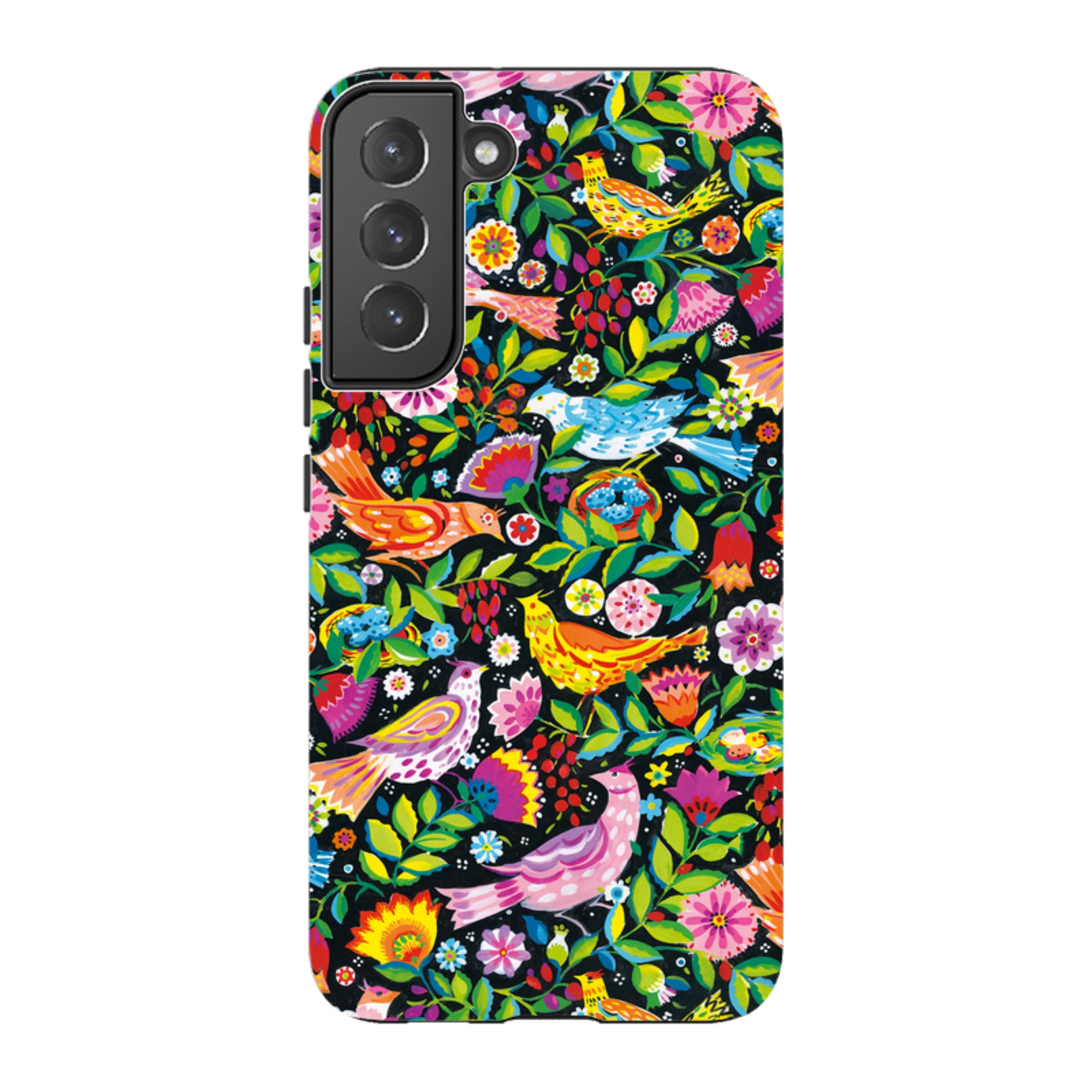 Samsung Tough Case - Folk Birds By Sarah Campbell