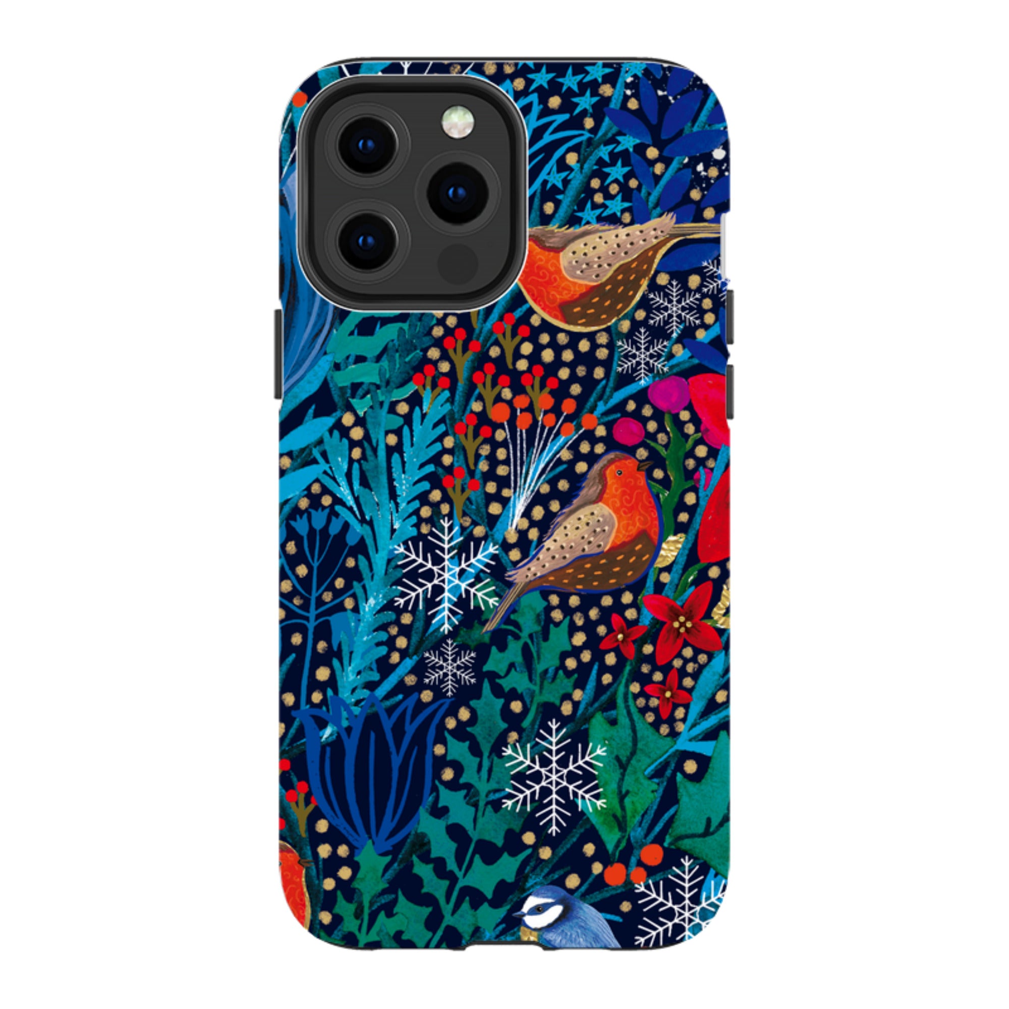 iPhone Tough Case - Xmas Robin III By Emma Frances Grant