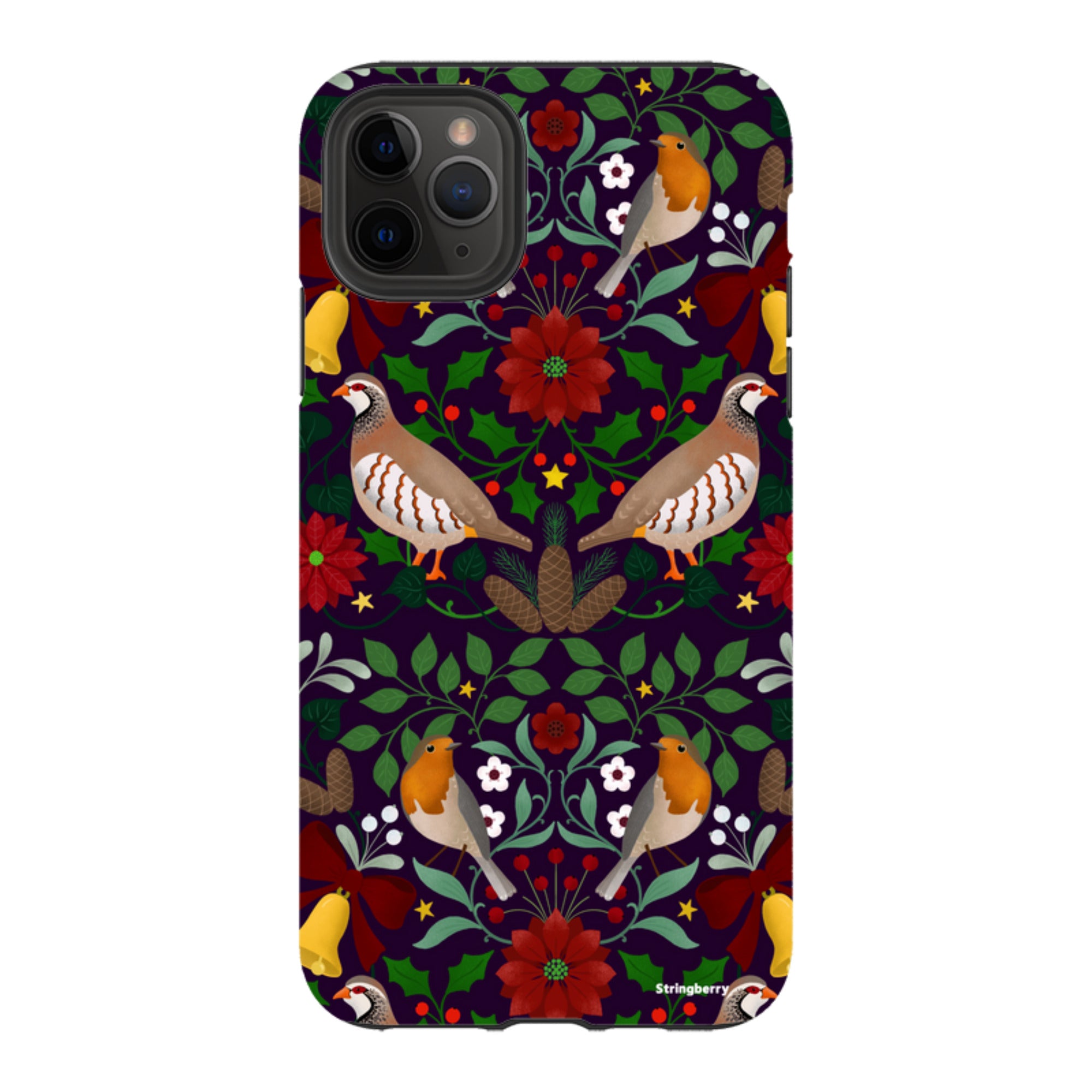 iPhone Tough Case - Xmas Pattern III By Bex Parkin