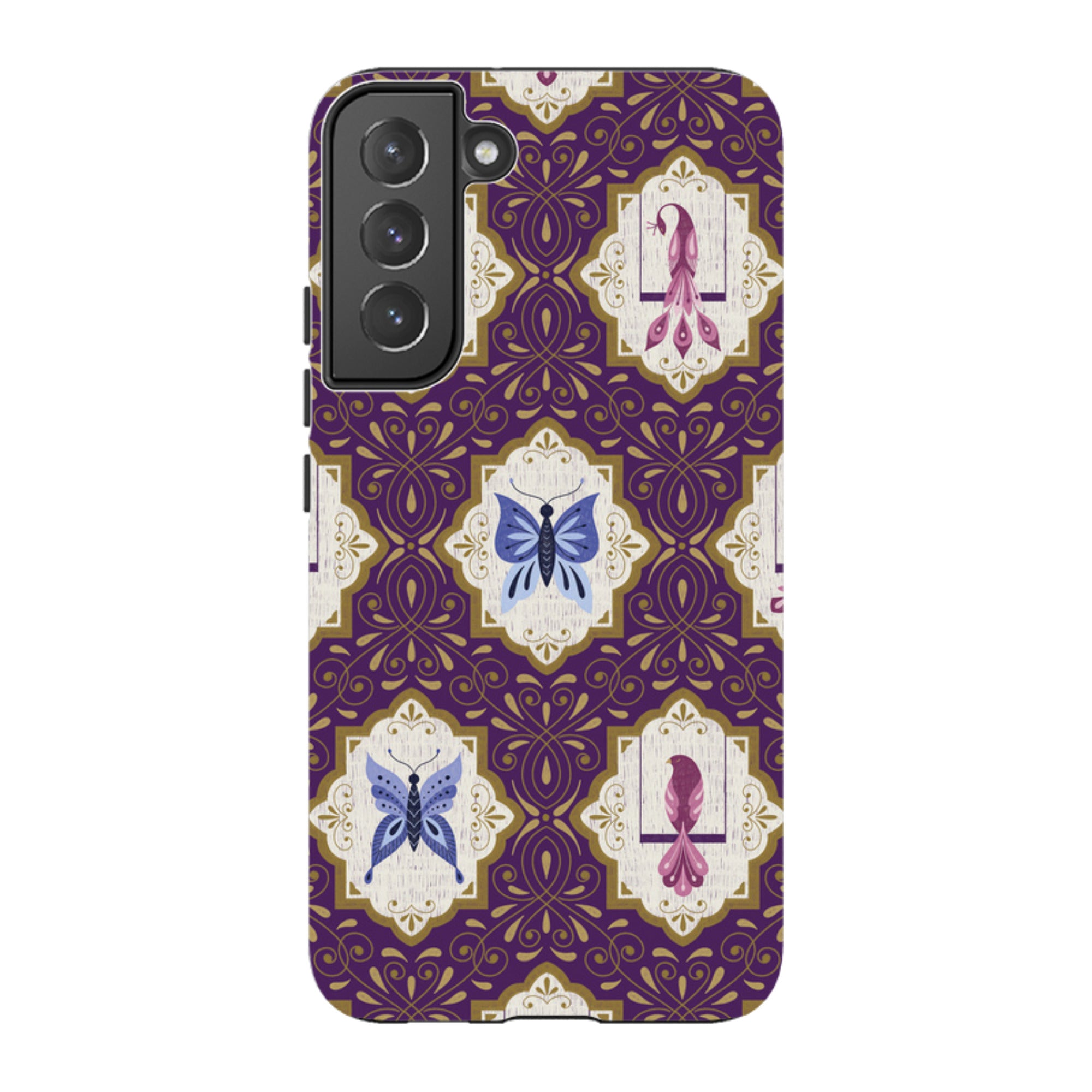 Samsung Tough Case - Wingframes Purple By Jenny Zemanek