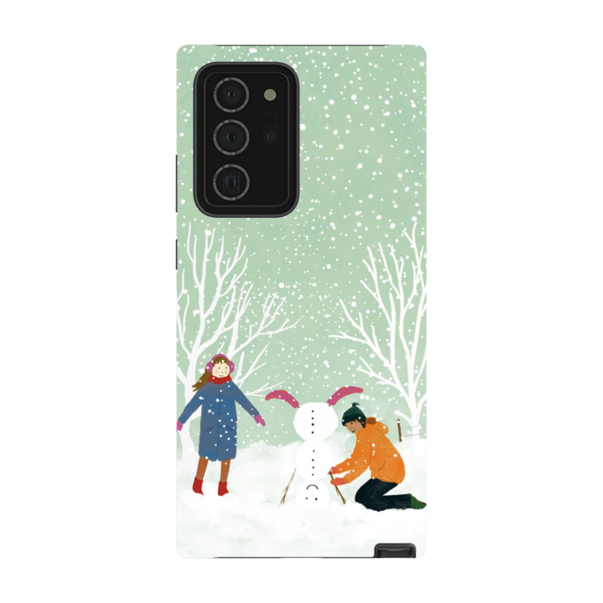 Samsung Tough Case - Snowball Building By Katherine Quinn