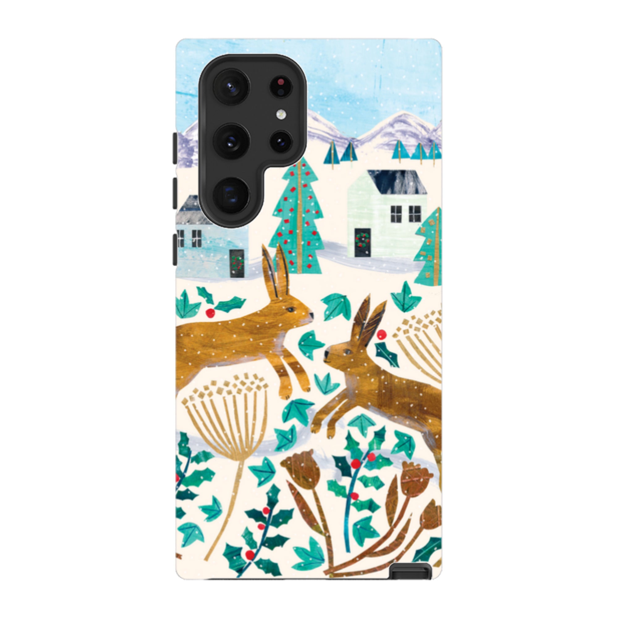 Samsung Tough Case - Xmas Hare By Tracey English