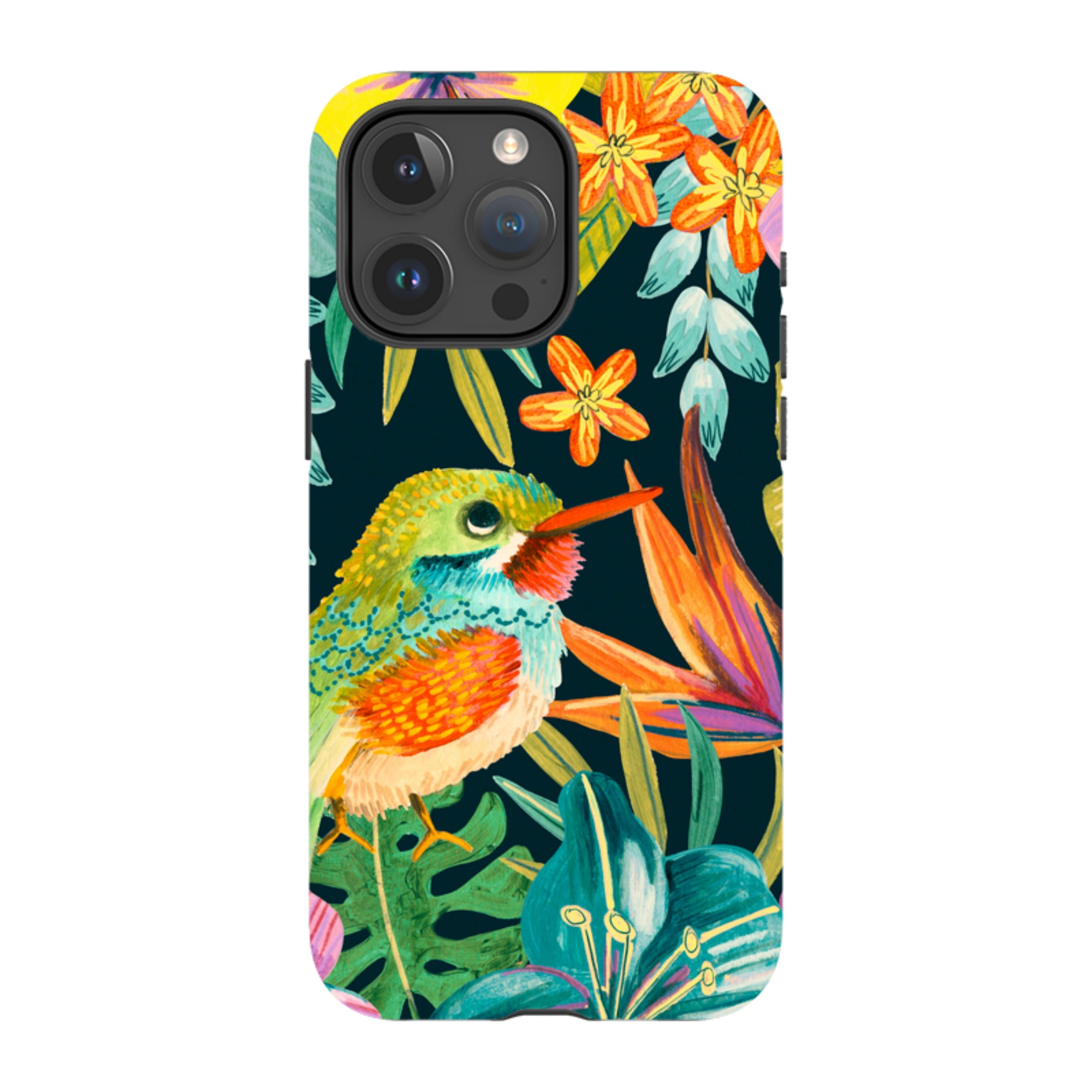iPhone Tough Case - Tropical Bird By Caroline Bonne Muller