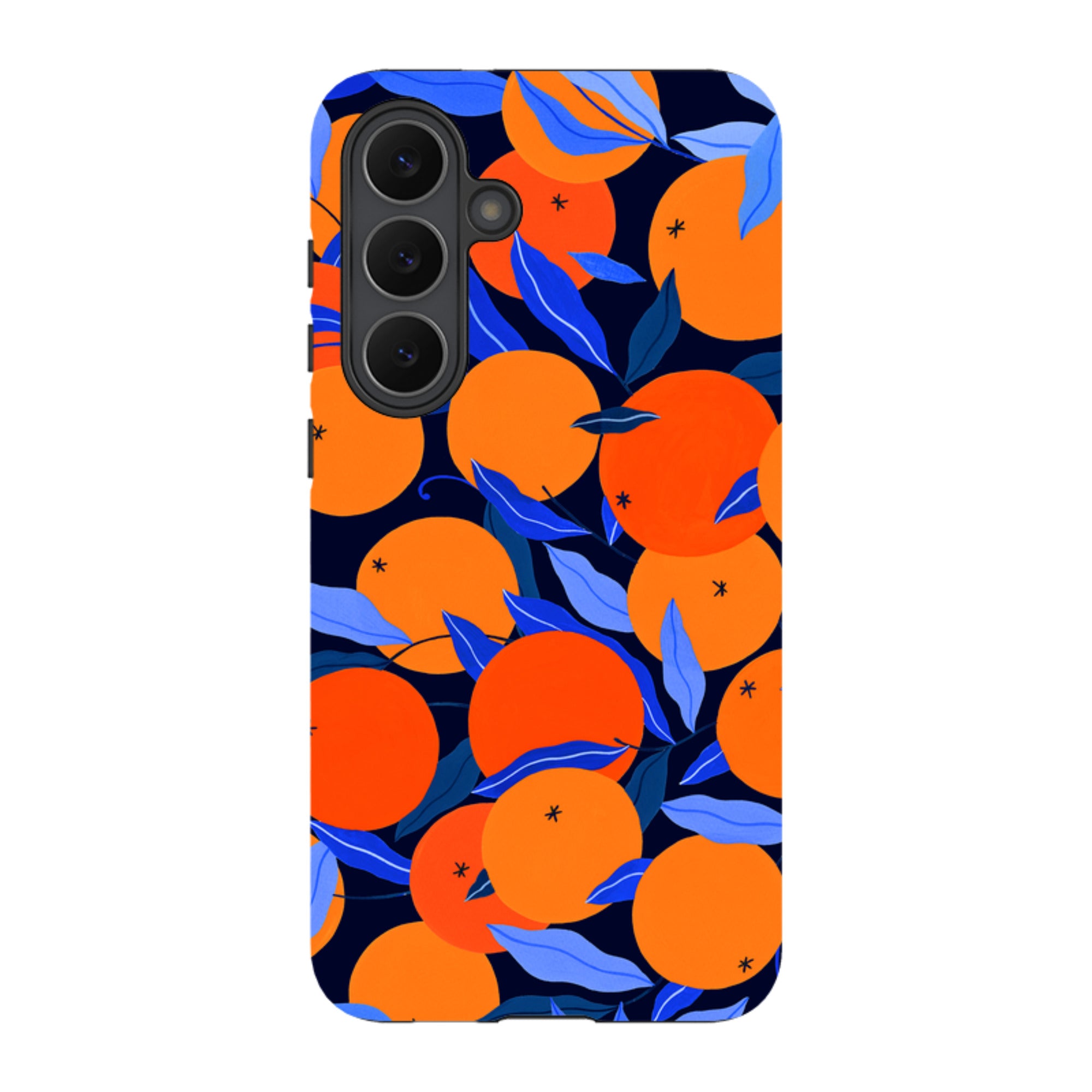 Samsung Tough Case - Arancello Navy Pattern By Madalina Andronic