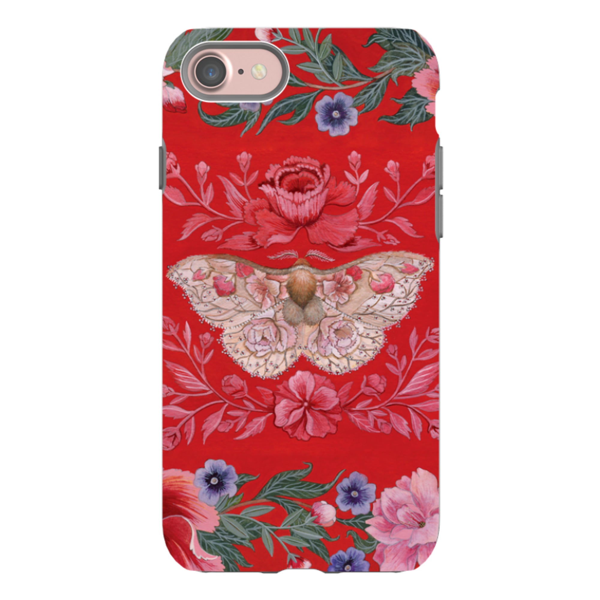 iPhone Tough Case - Blossom Moth By Maria Matos