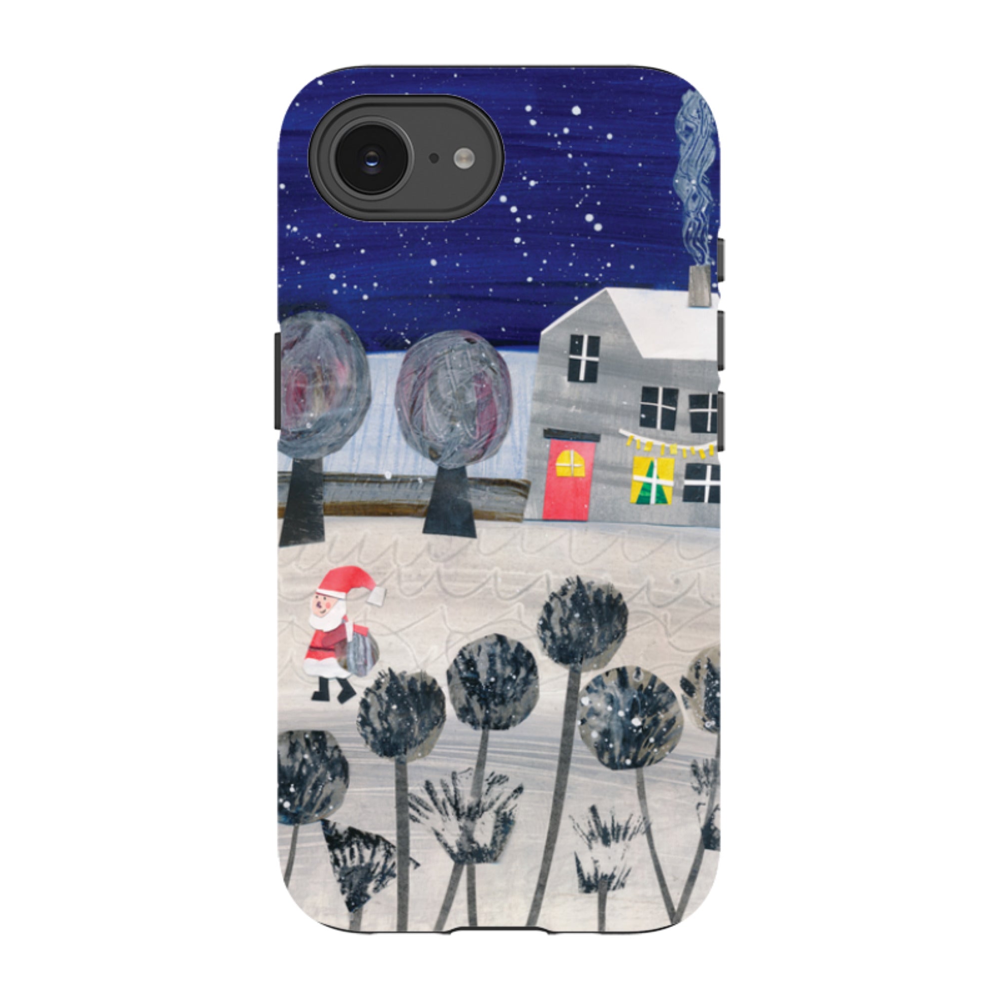 iPhone Tough Case - Santa By Tracey English
