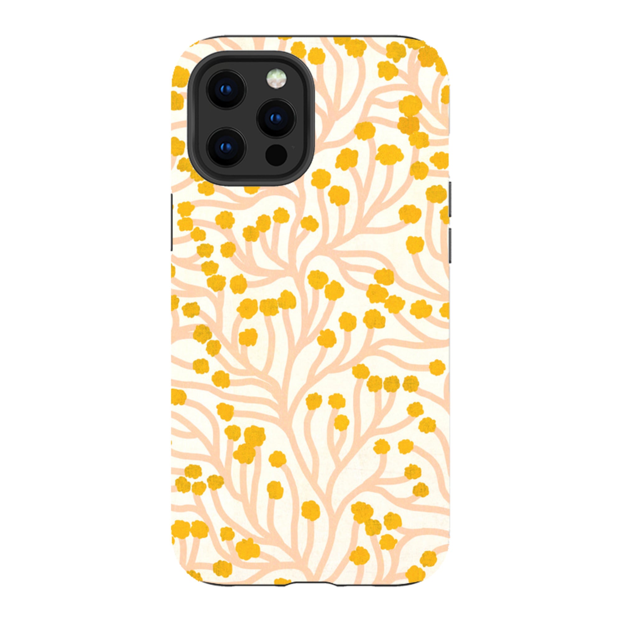 iPhone Tough Case - Vine Pink And Ochre By Katherine Quinn
