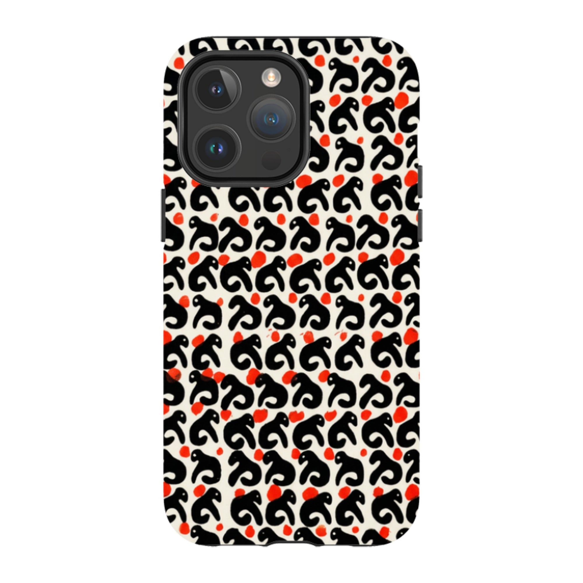 iPhone MagSafe Tough Case - Abstract Cutouts