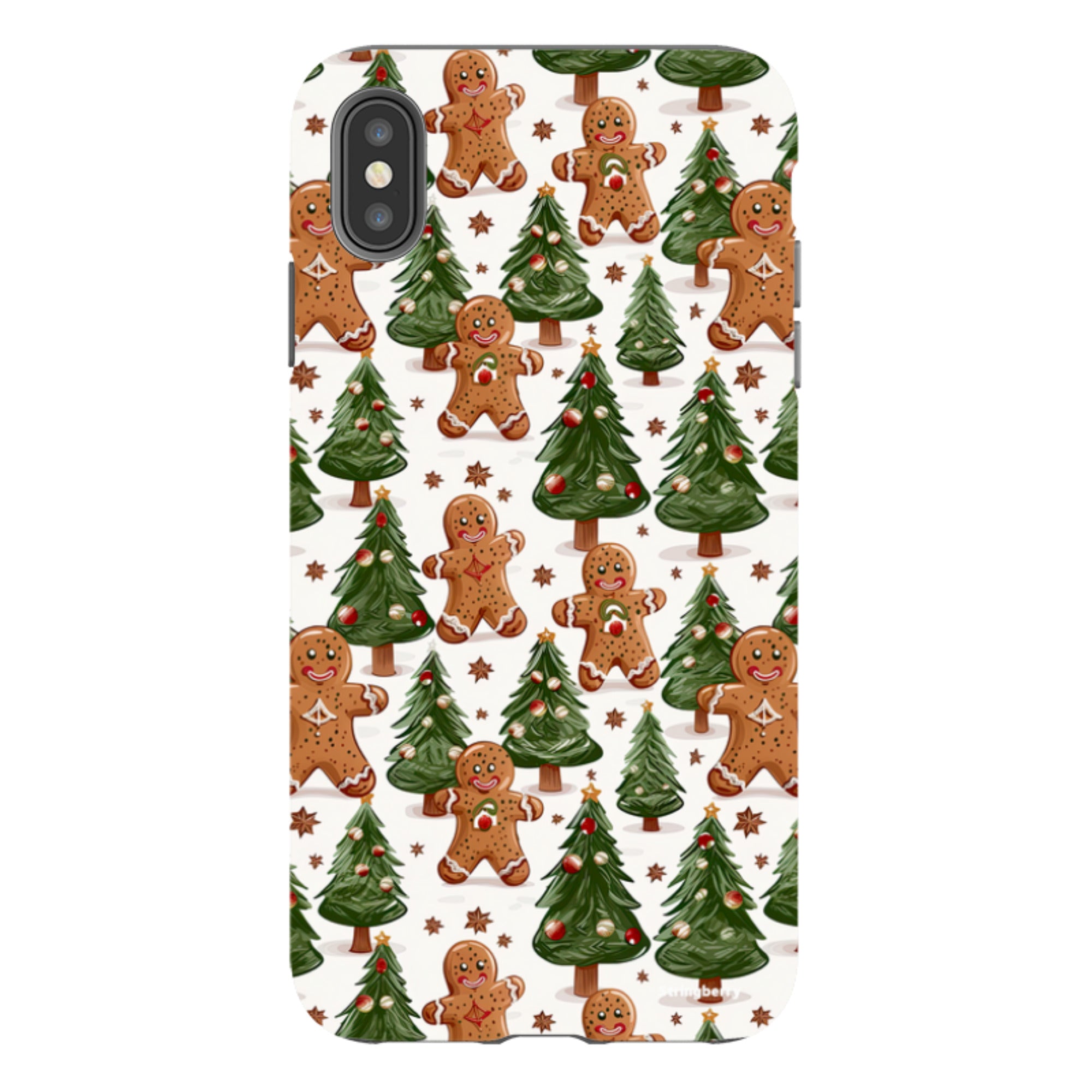 iPhone Tough Case - Ginger Bread Xmas III