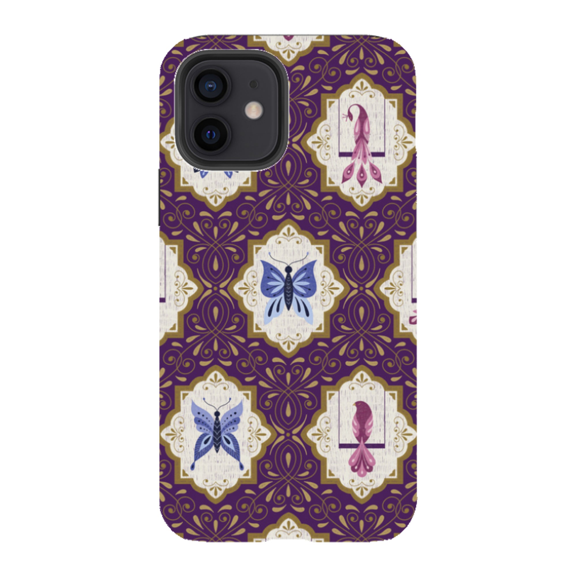 iPhone Tough Case - Wingframes Purple By Jenny Zemanek