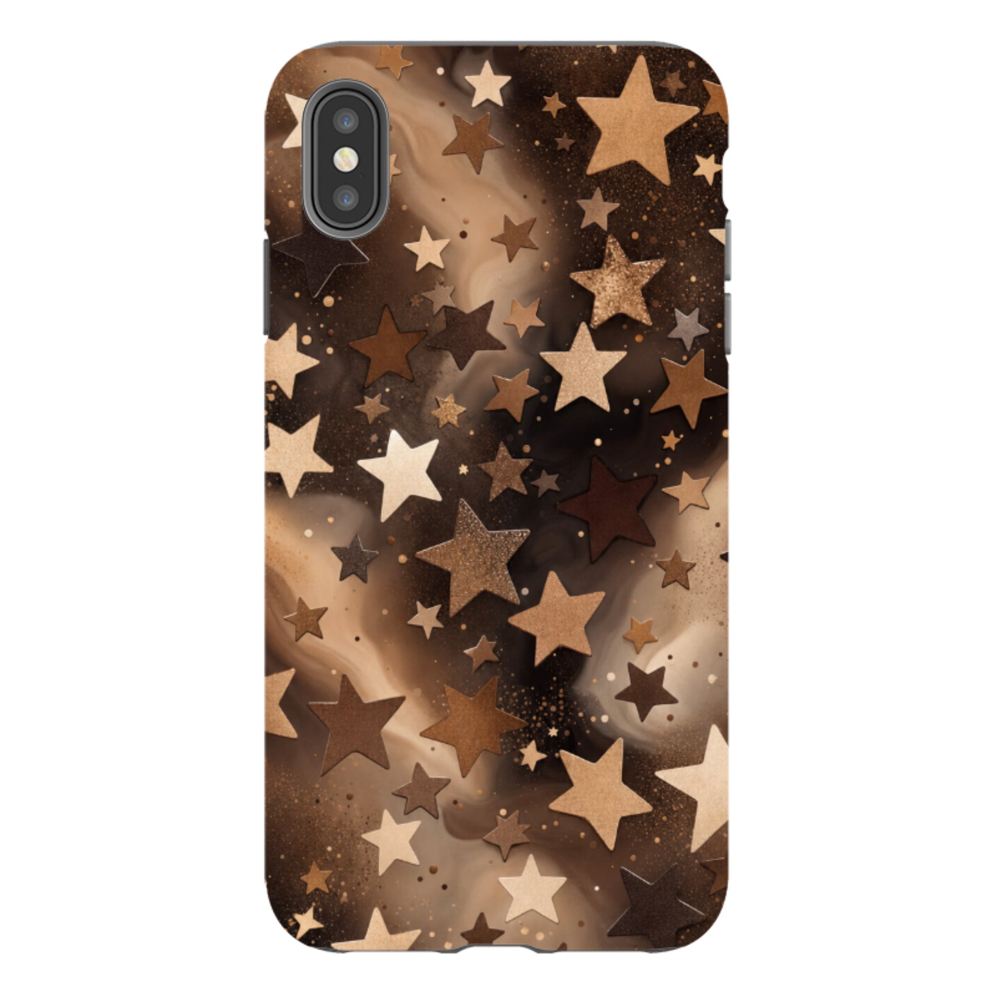 iPhone Tough Case - Bronze Galaxy Star