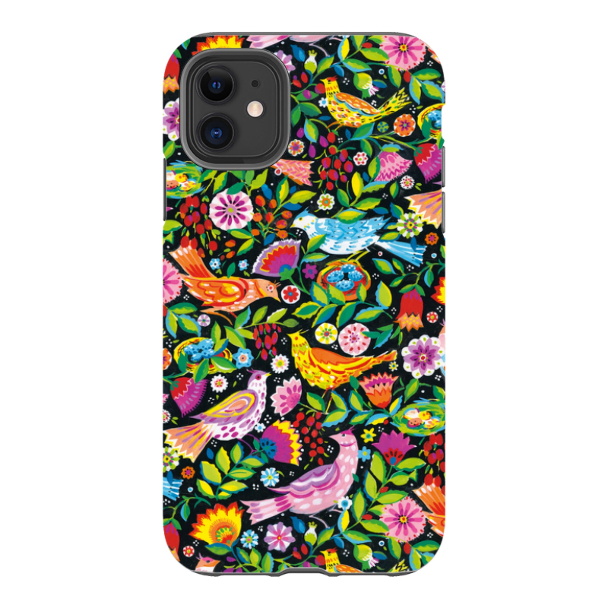 iPhone Tough Case - Folk Birds By Sarah Campbell