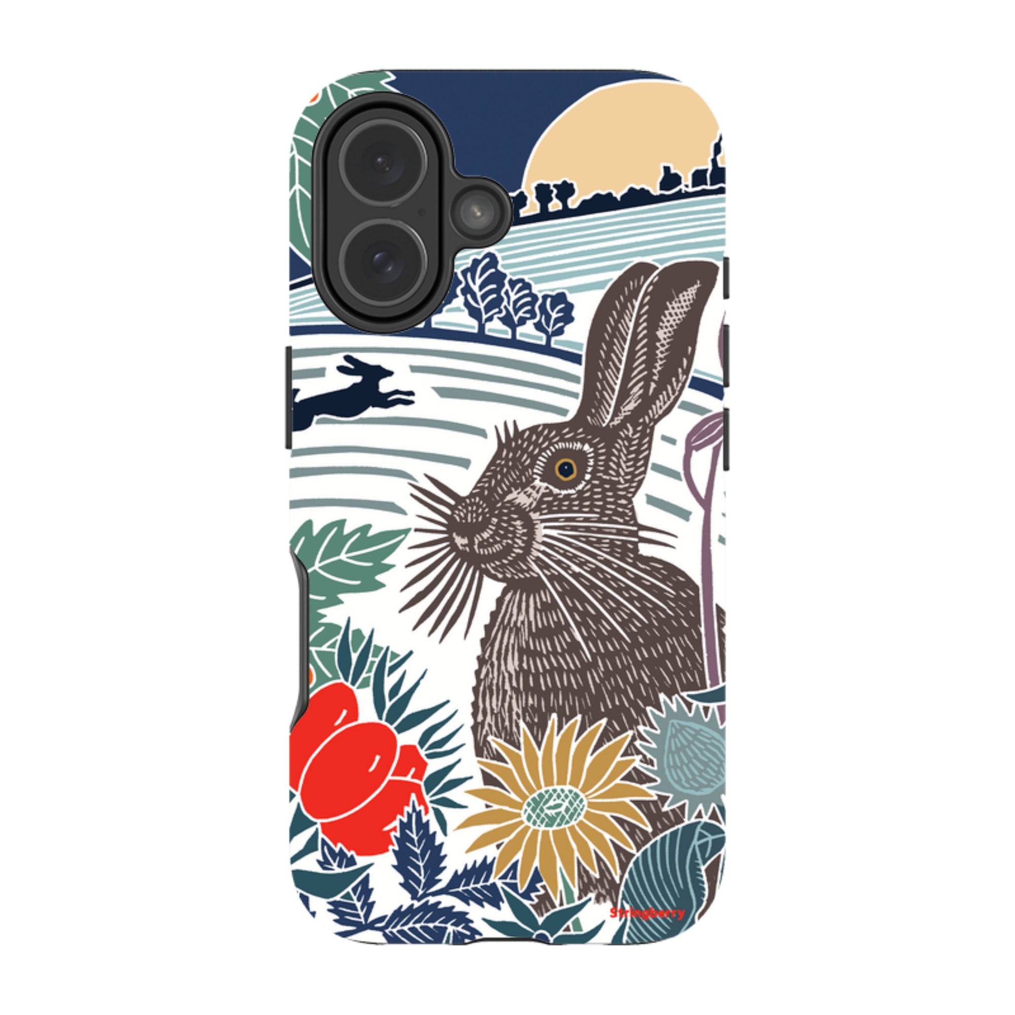 iPhone Tough Case - Winter Hare By Kate Heiss
