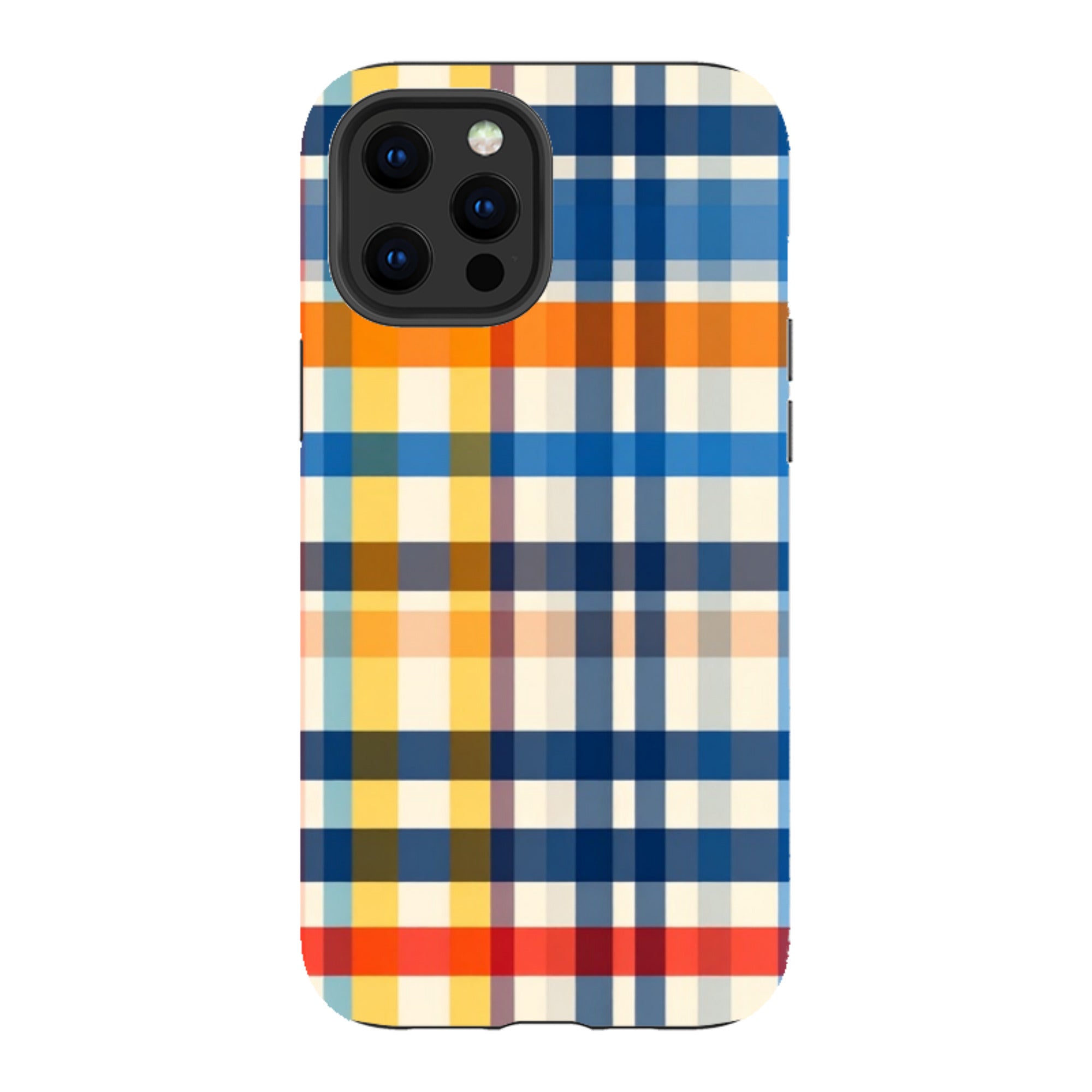 iPhone Tough Case - Barcelona Gingham
