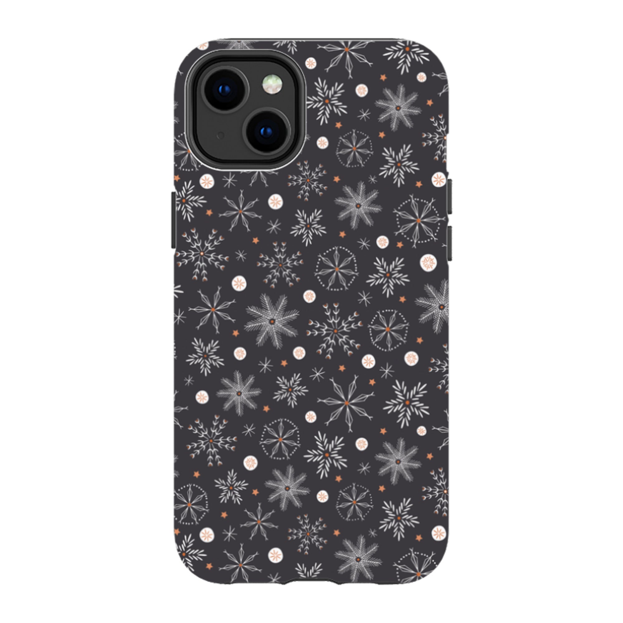 iPhone Tough Case - Christmas Snowflakes II By Ali Brookes