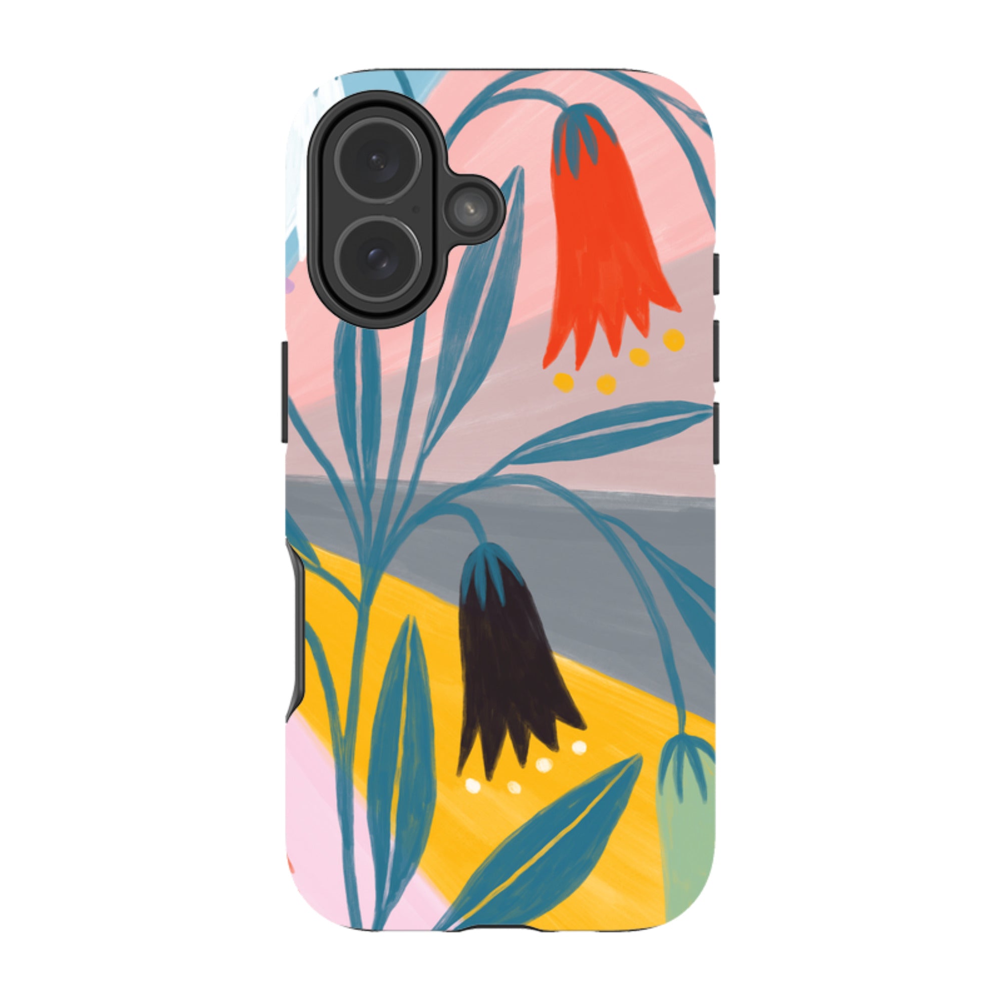 iPhone Tough Case - Bell Flowers By Lee Foster Wilson