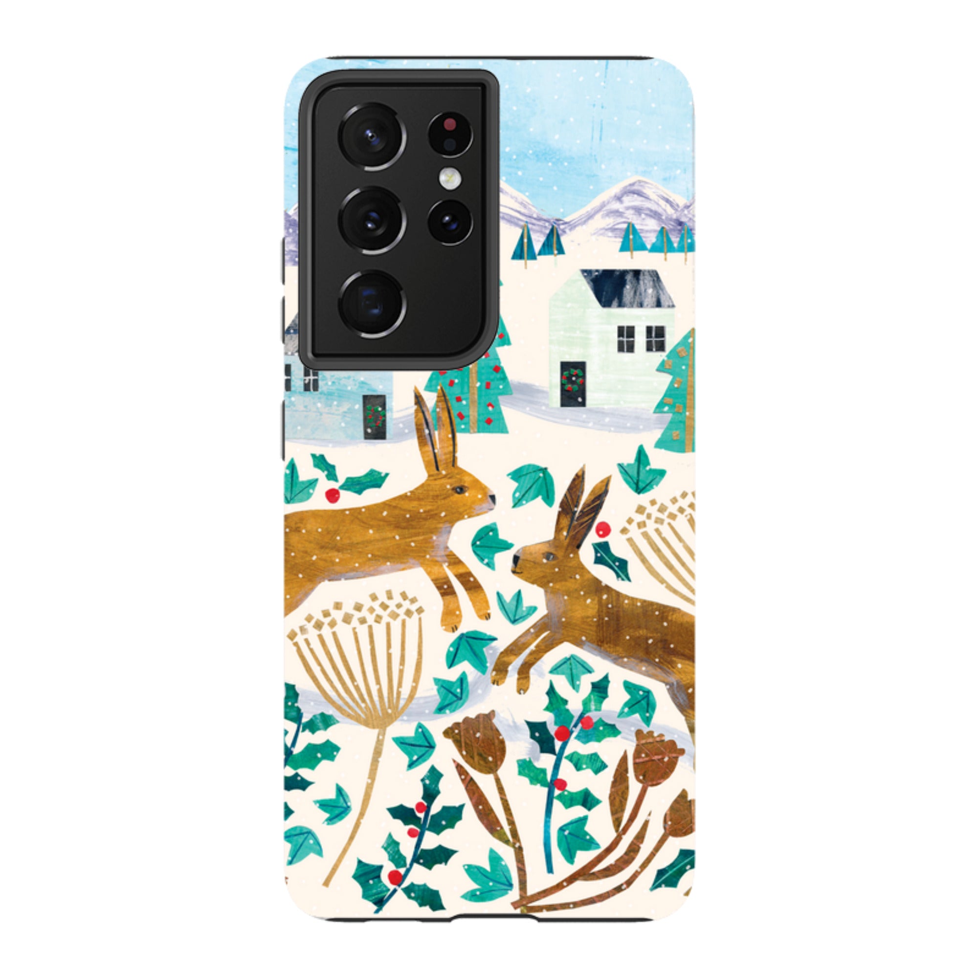 Samsung Tough Case - Xmas Hare By Tracey English