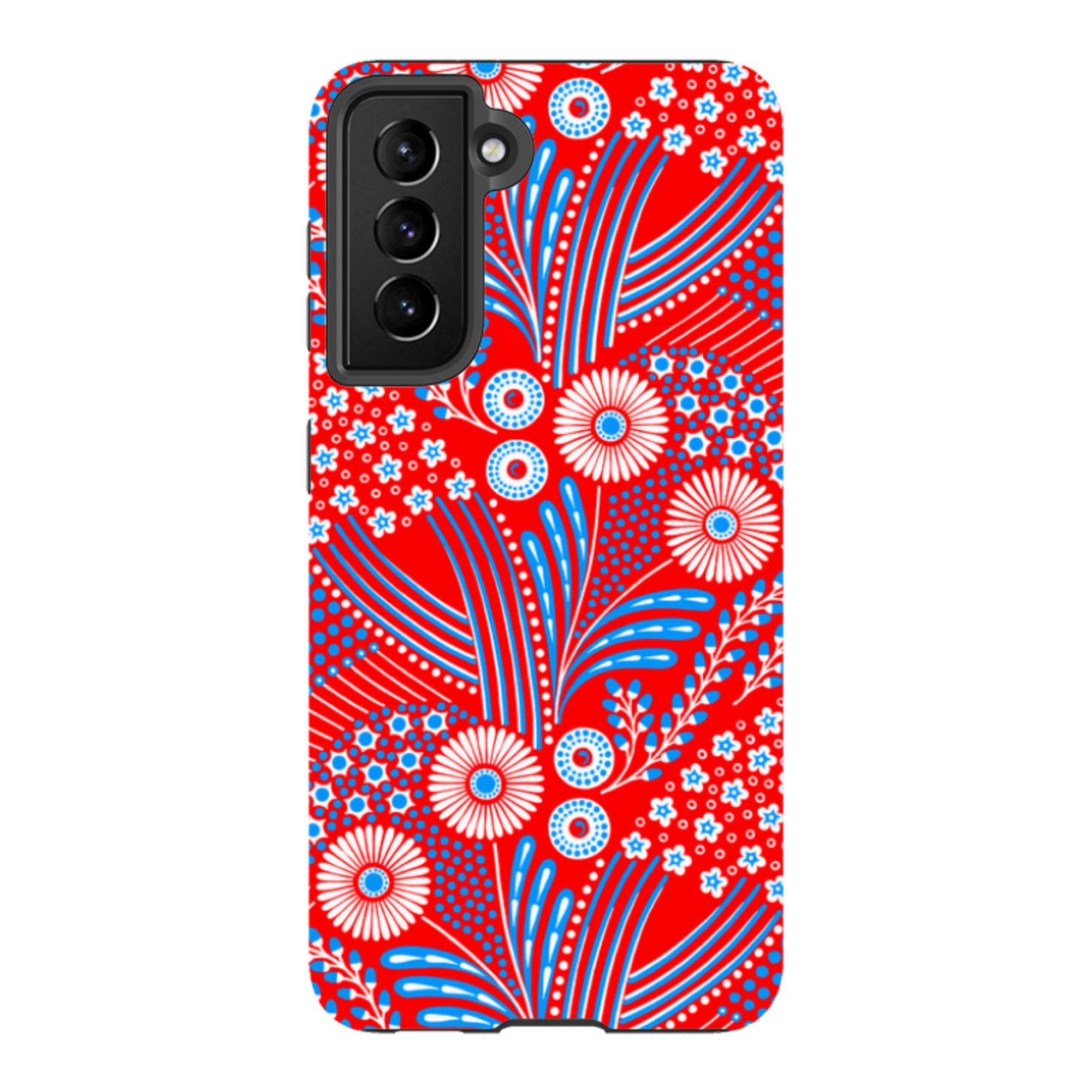 Samsung Tough Case - Red Bouquet By Cressida Bell