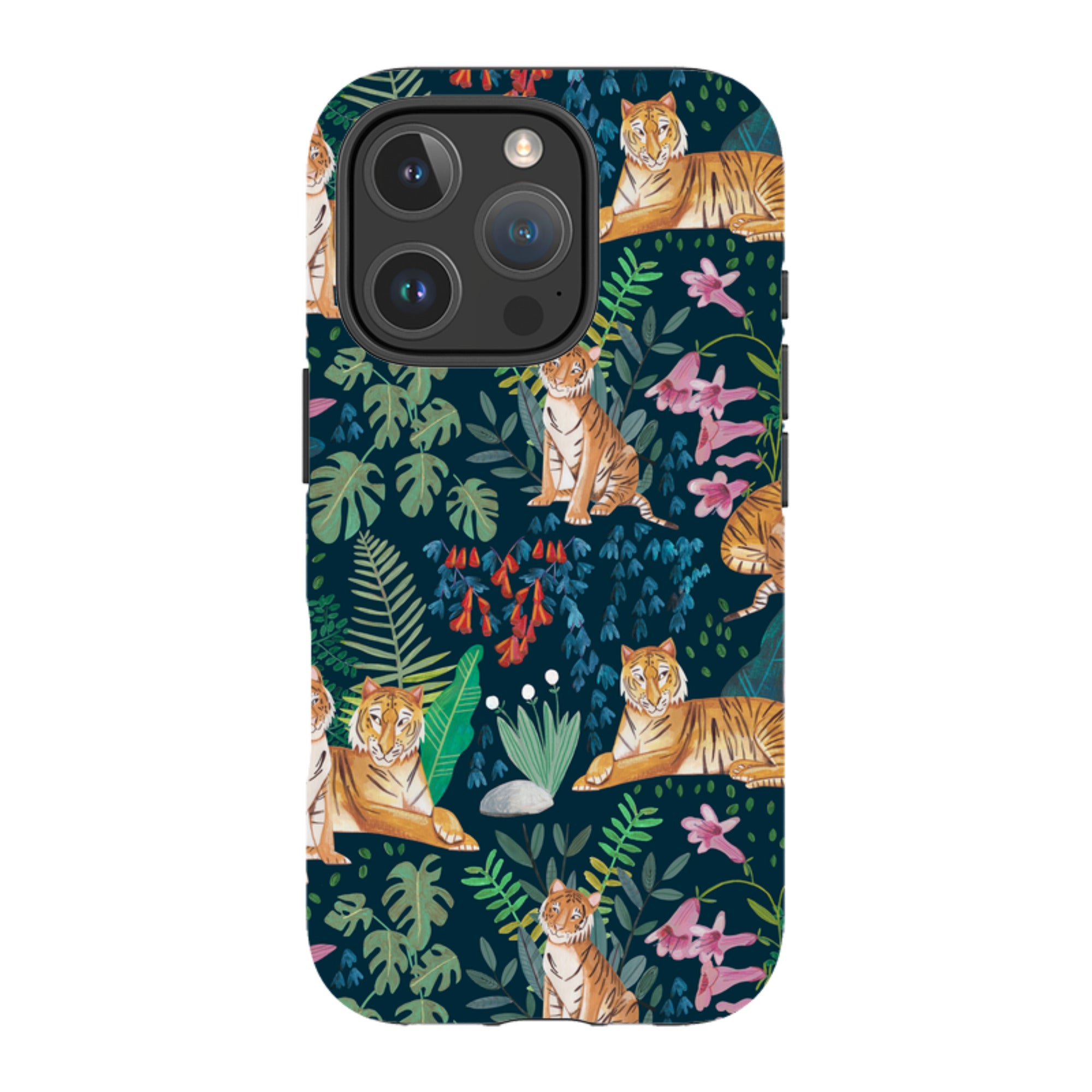 iPhone MagSafe Tough Case -  Tiger Pattern II By Caroline Bonne Muller