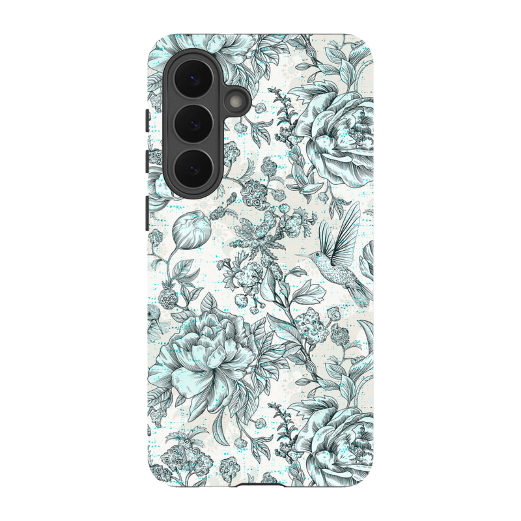 Samsung Tough Case - Blue peonies