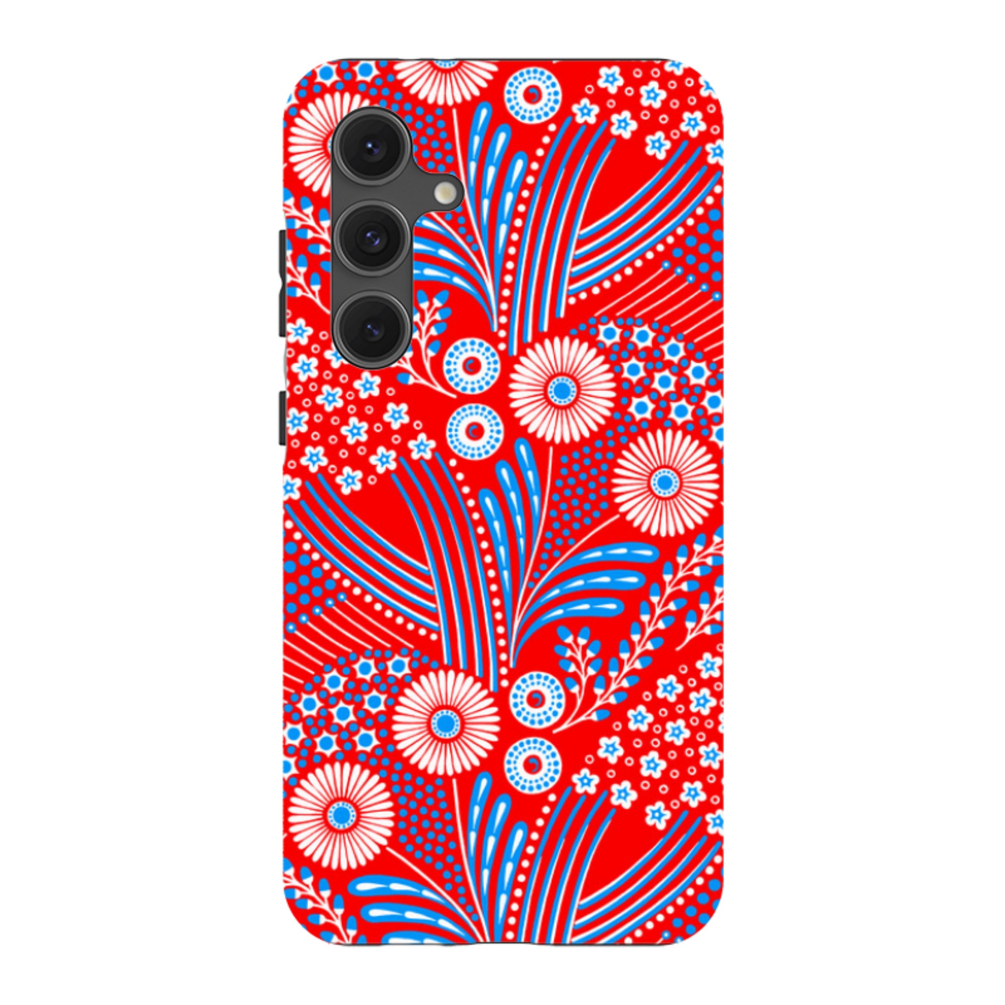 Samsung Tough Case - Red Bouquet By Cressida Bell
