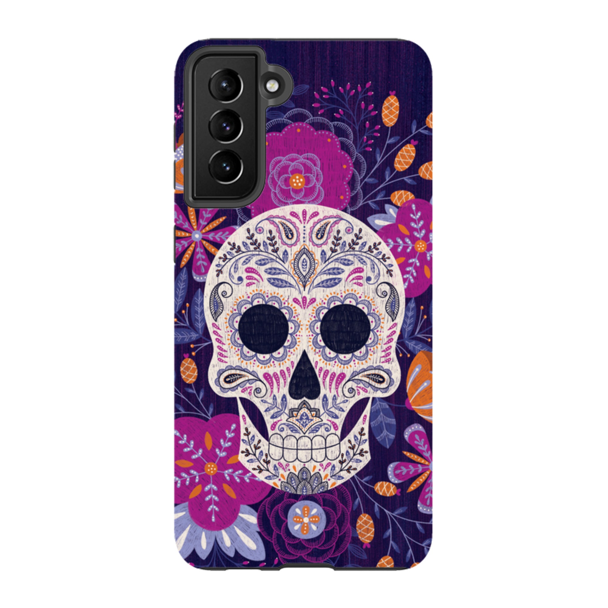 Samsung Tough Case - Sugar Skull By Jenny Zemanek
