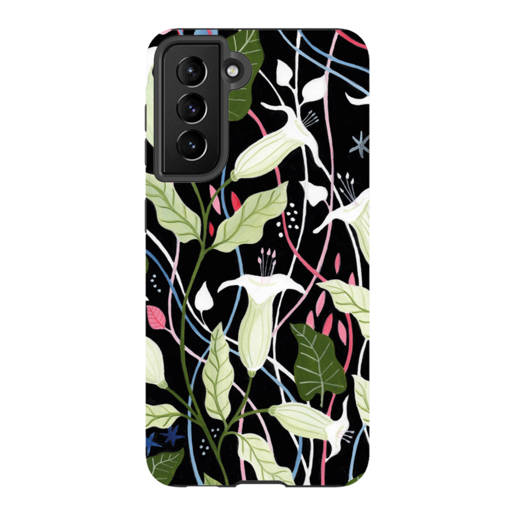 Samsung Tough Case - Trumpet Flowers By Bex Parkin