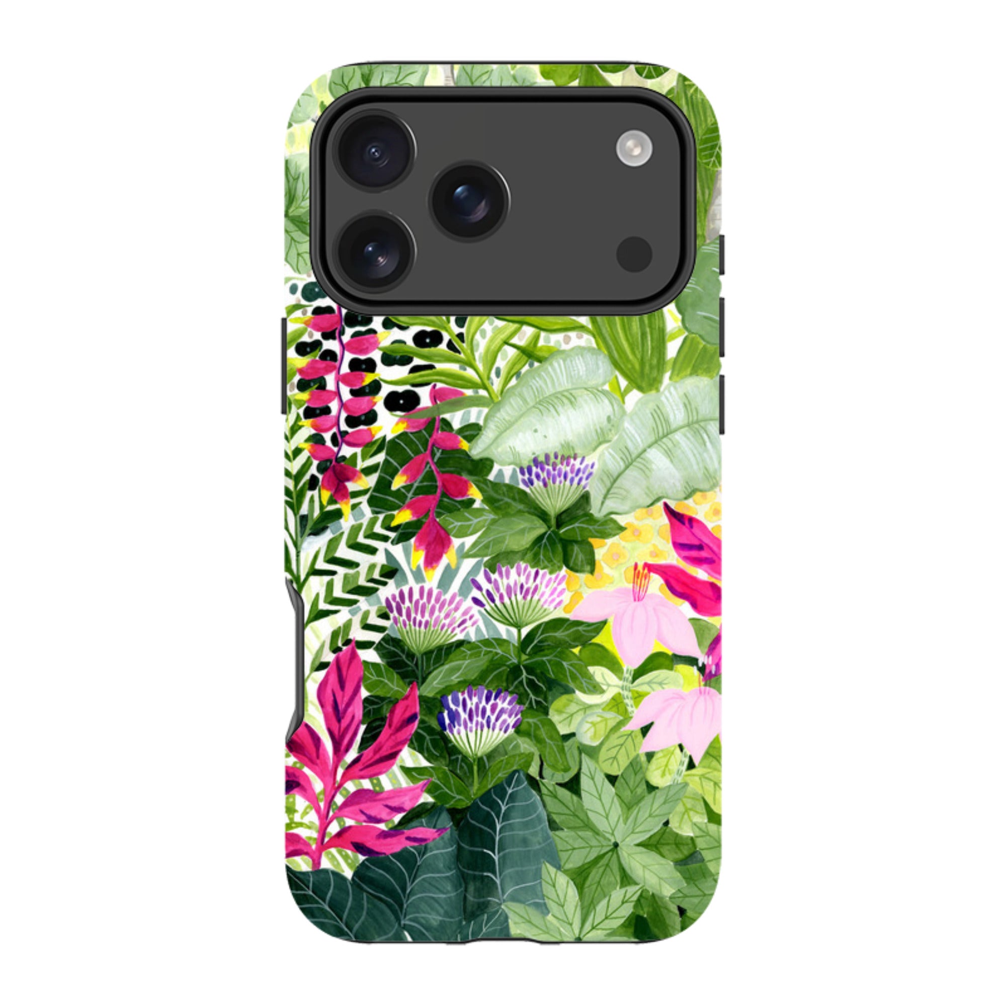 iPhone Tough Case - Pink Botanical By Bex Parkin