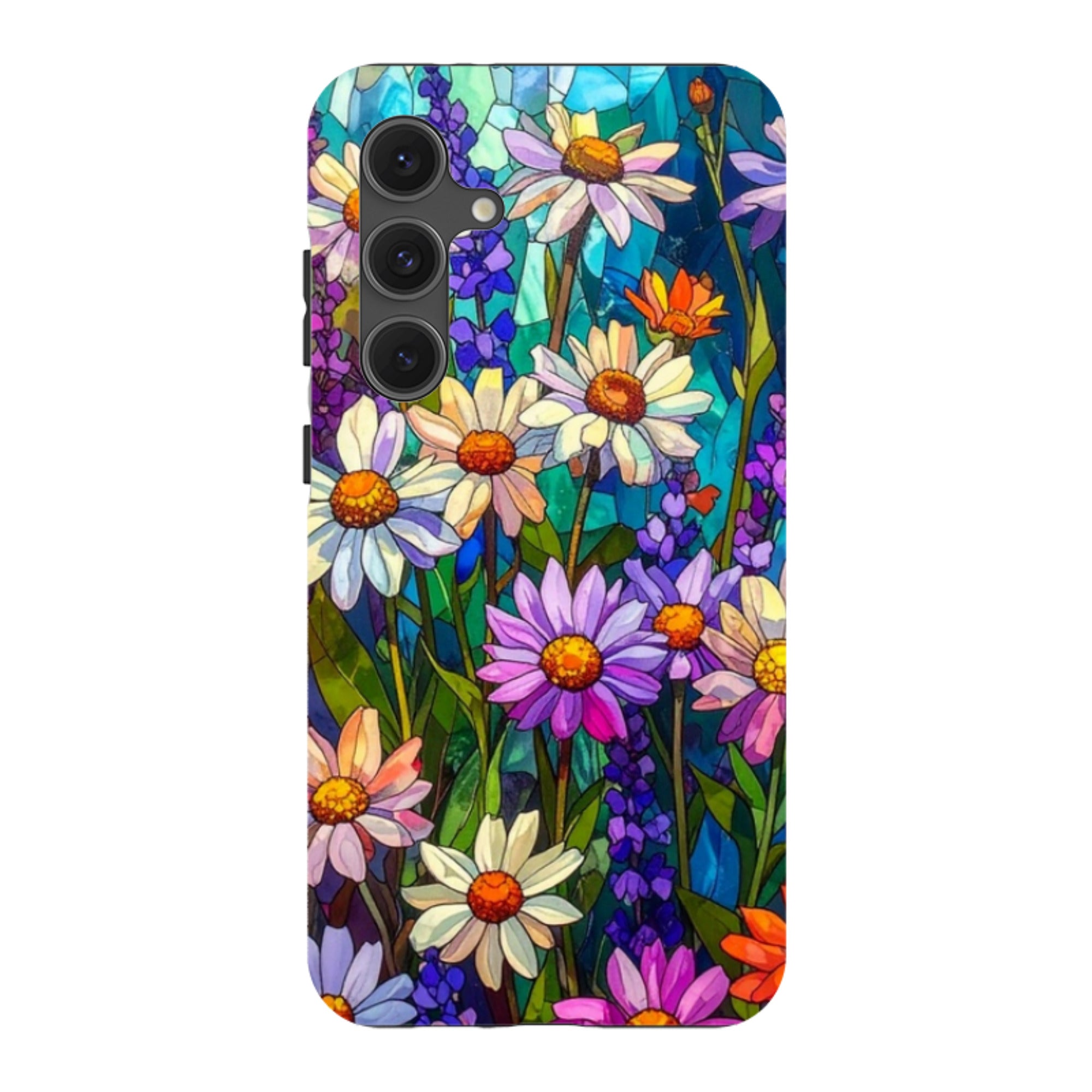 Samsung Tough Case - Purple Daisies