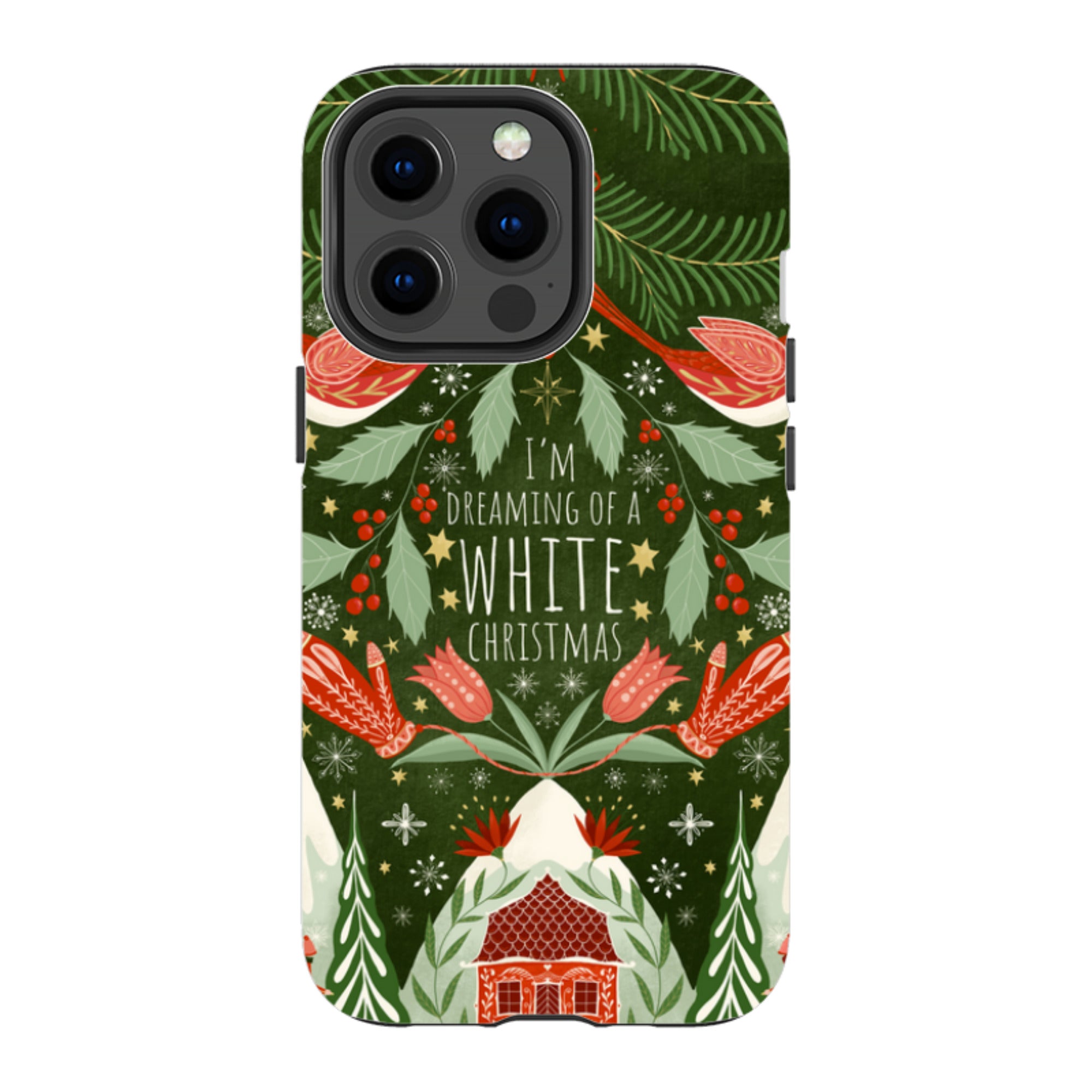 iPhone Tough Case - I'm Dreaming Of a White Christmas By Maja Lindberg