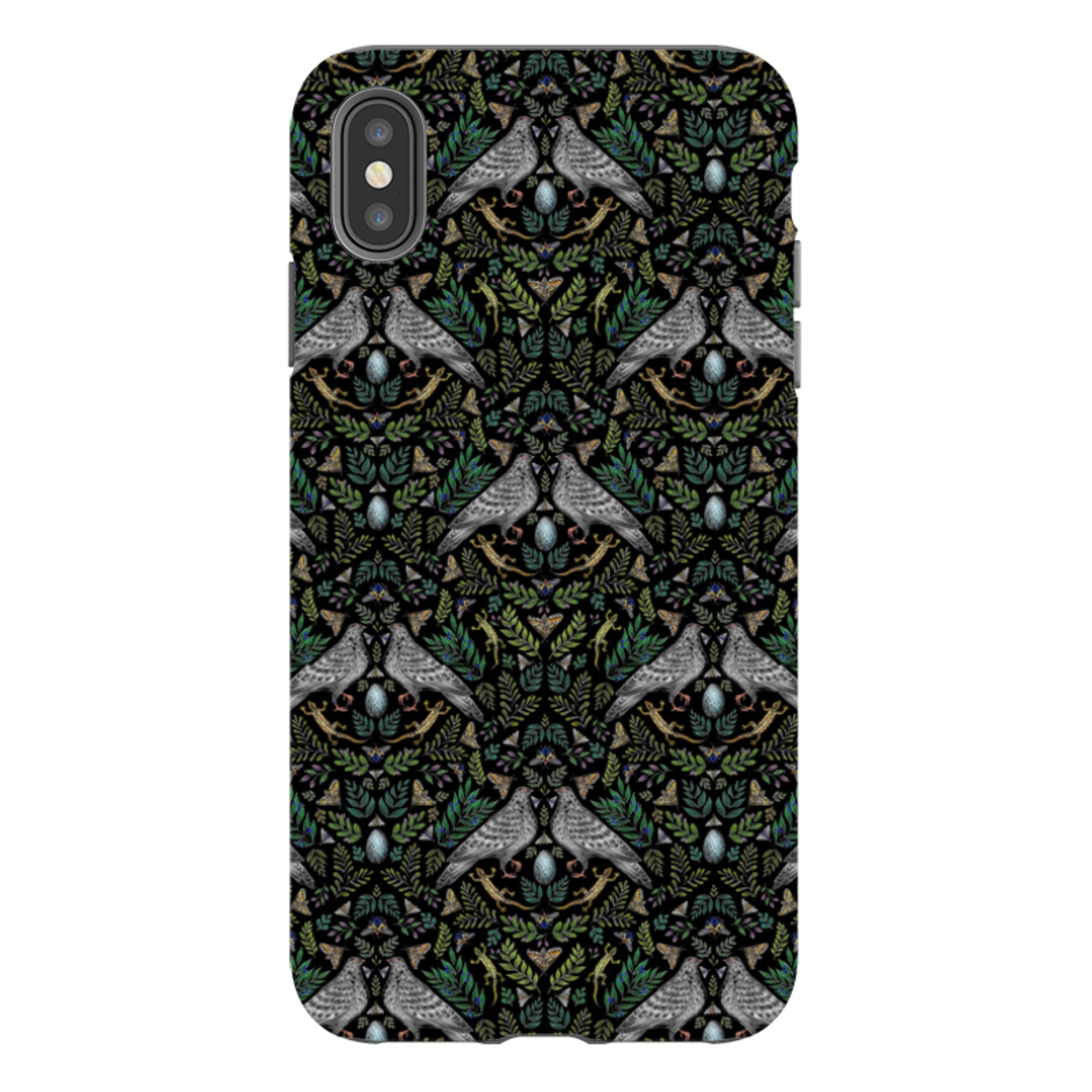 iPhone Tough Case - Dove Pattern By Catherine Rowe
