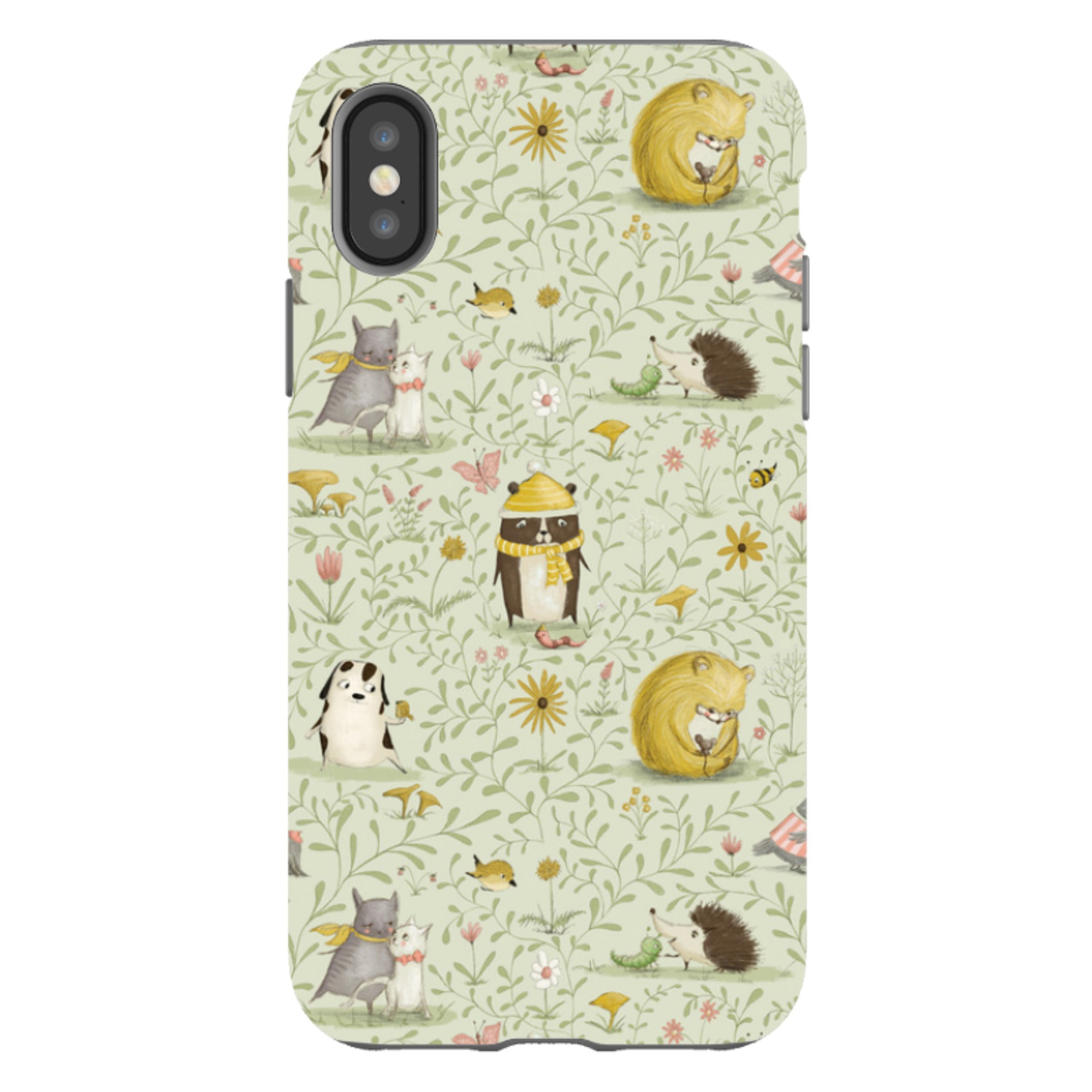 iPhone Tough Case - Animal Meetings By Maja Lindberg
