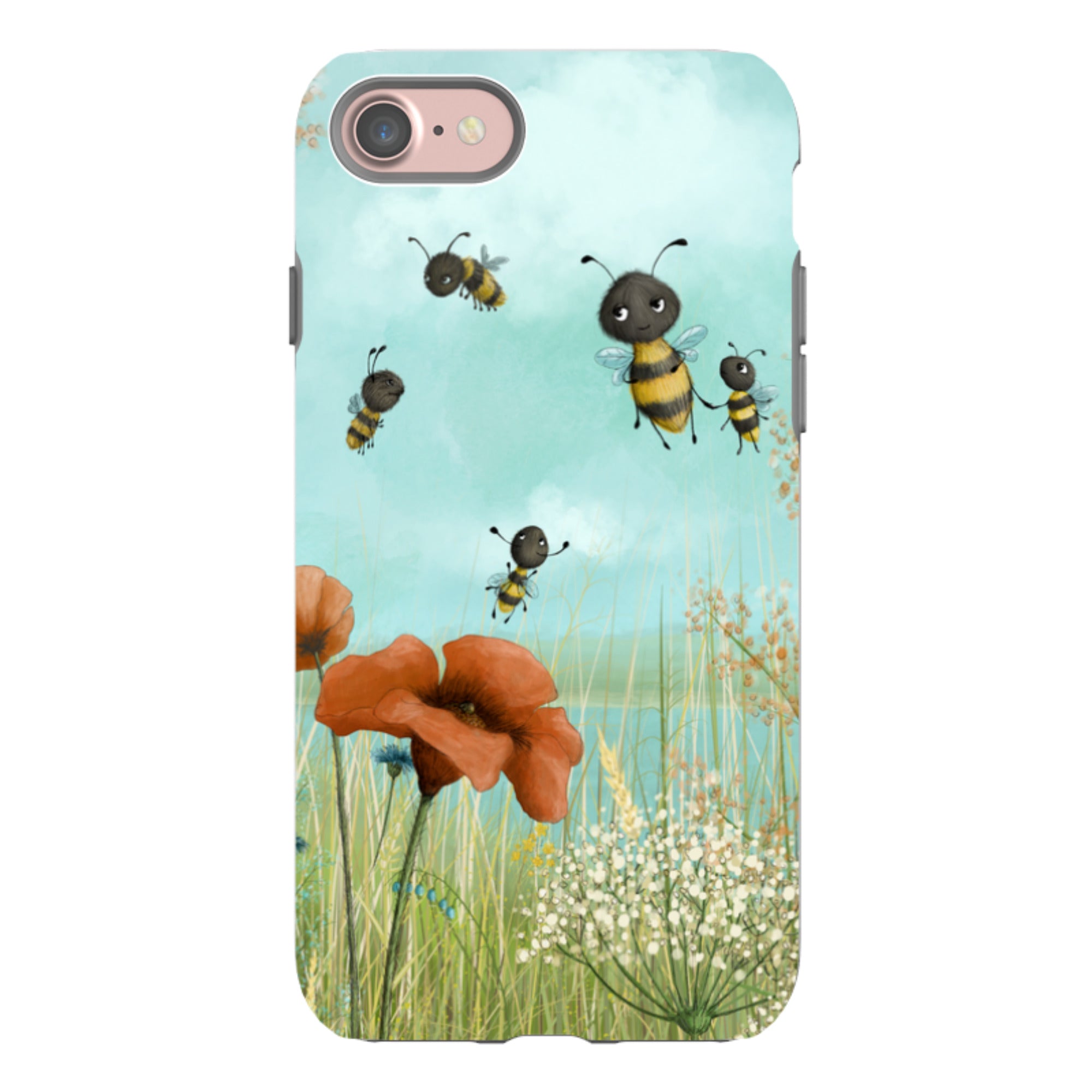 iPhone Tough Case - Flower Field By Maja Lindberg